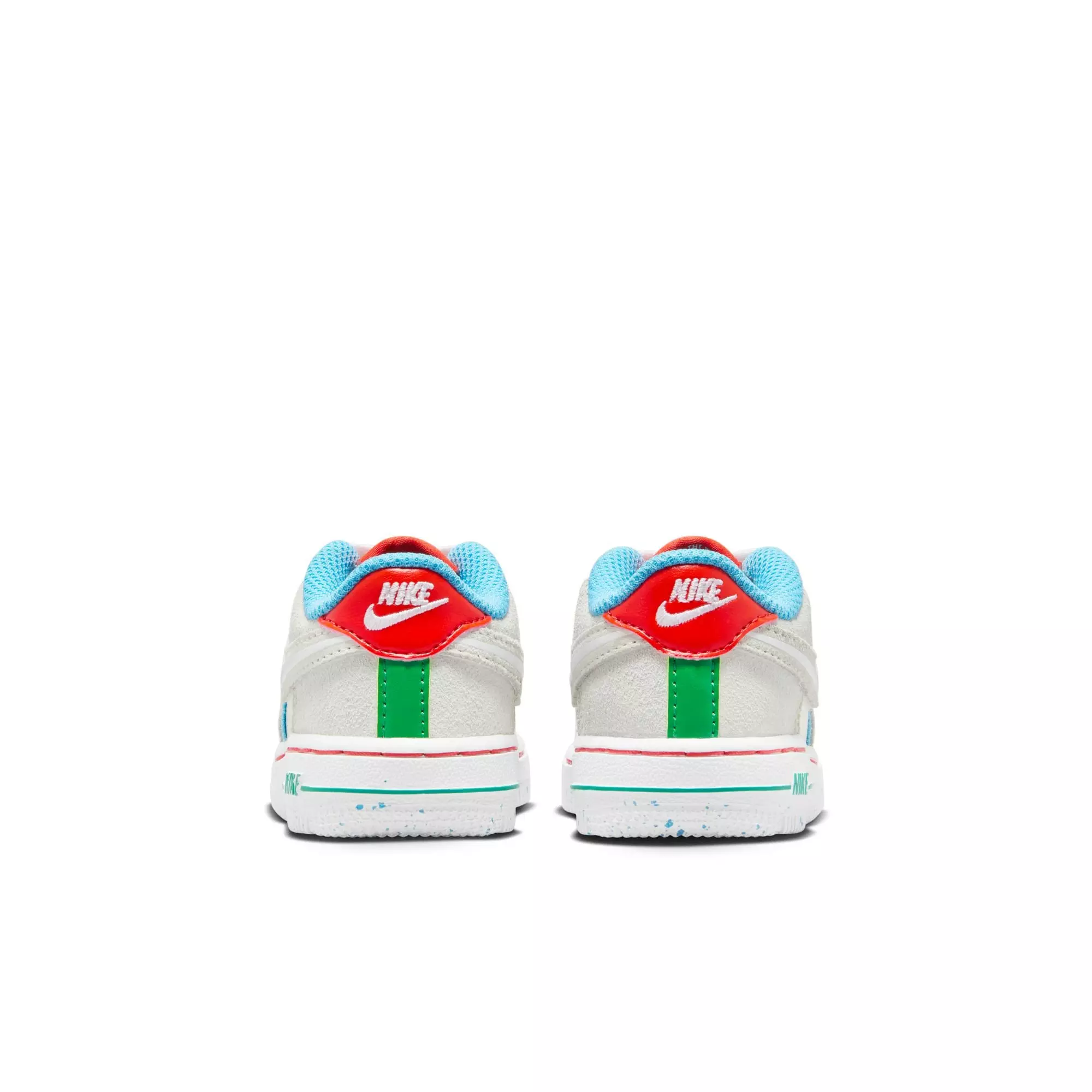 Nike Air Force 1 LV8 "Pale Ivory/White/Picante Red" Toddler Kids' Shoe - PALE IVORY/WHITE/PICANTE RED