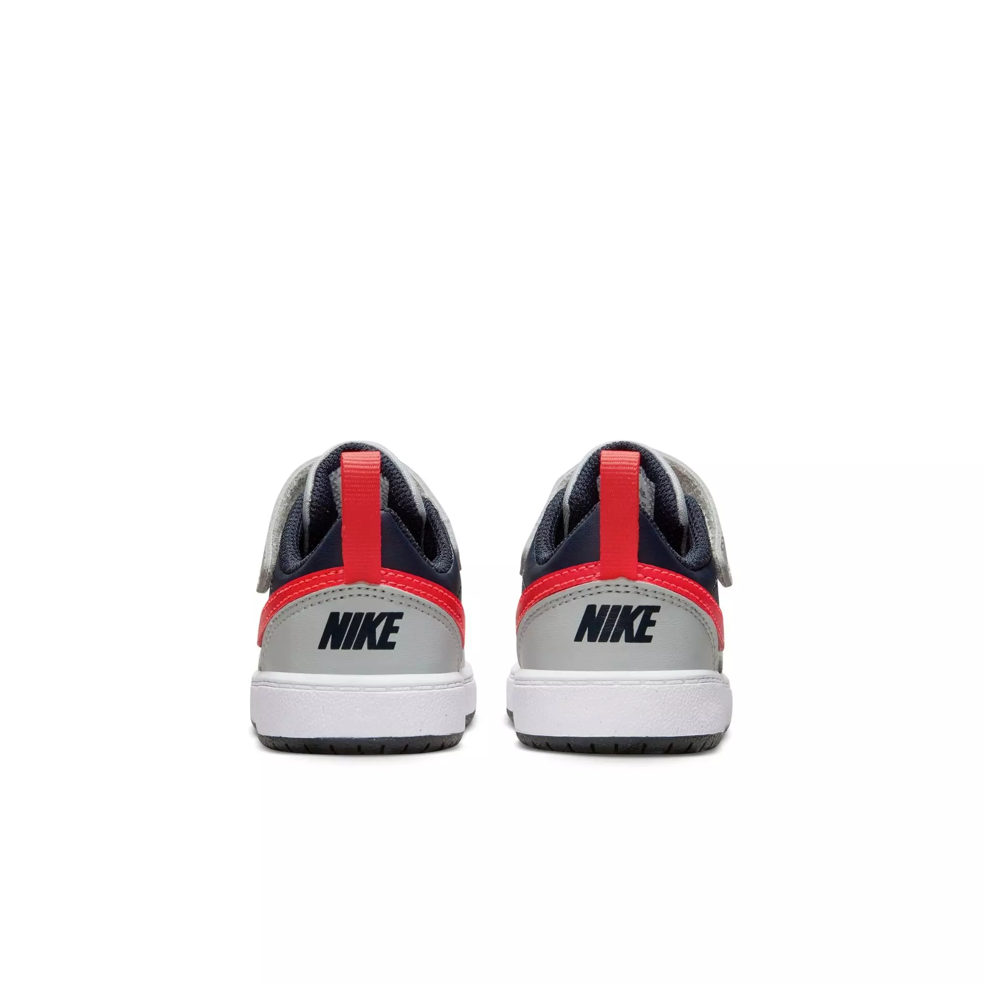 Nike Court Borough Low Recraft "Lt Smoke Grey/Bright Crimson" Toddler Boys' Shoe - GREY/RED