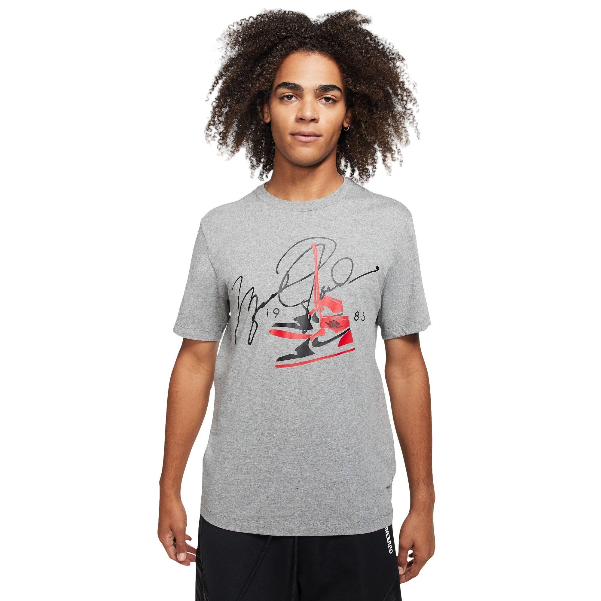 Jordan Men's AJ85 Tee - HEATHER/GREY Thumbnail View 1