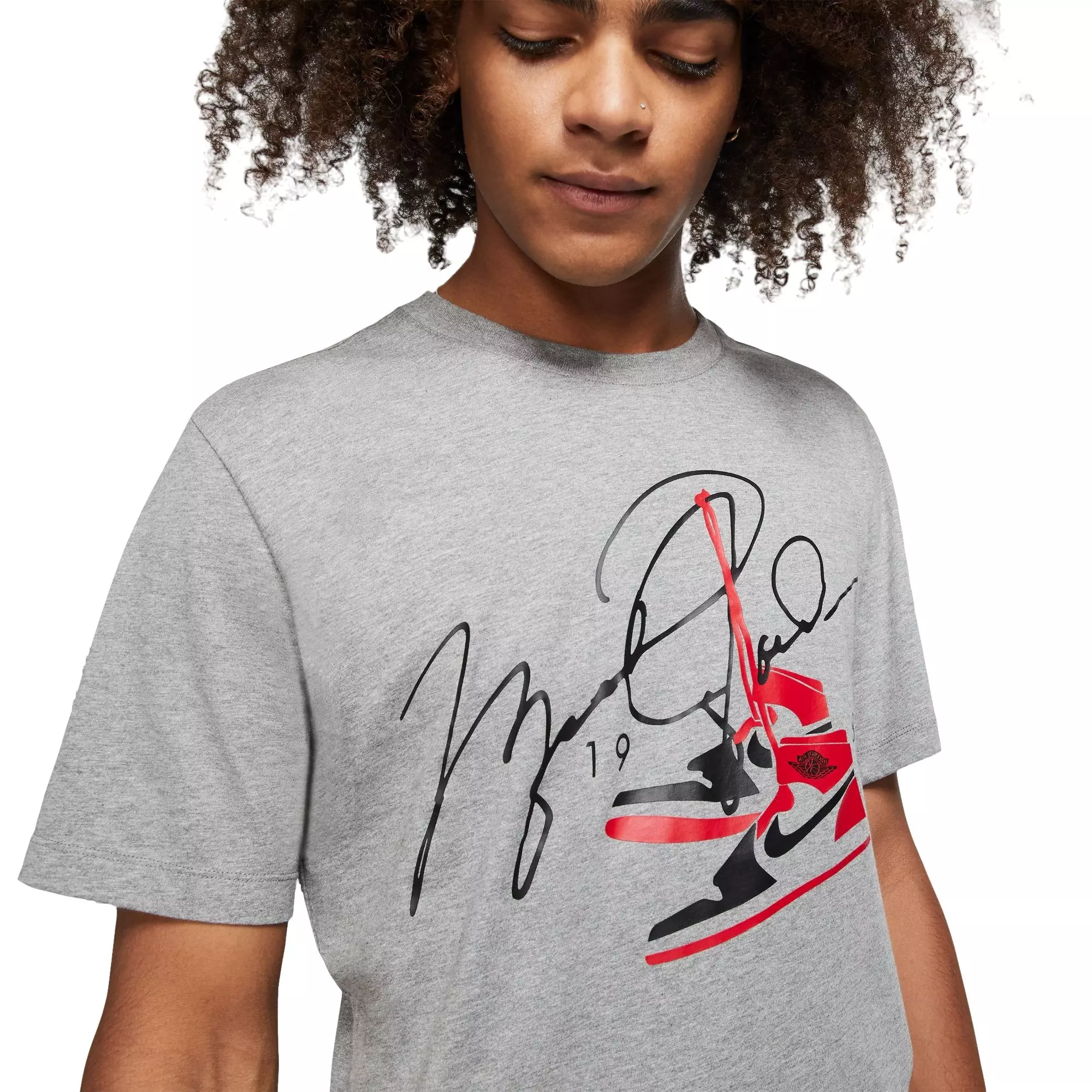 Jordan Men's AJ85 Tee - HEATHER/GREY