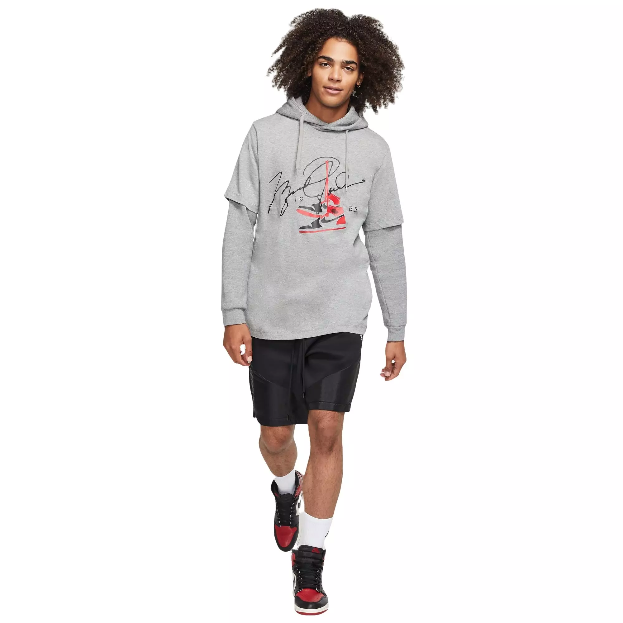 Jordan Men's AJ85 Tee - HEATHER/GREY