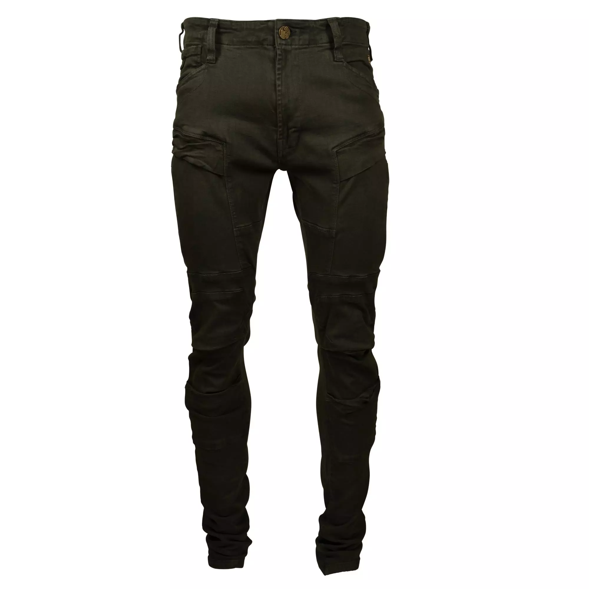Grindhouse Men's Twill Multi Cargo Pants - Olive - GREEN