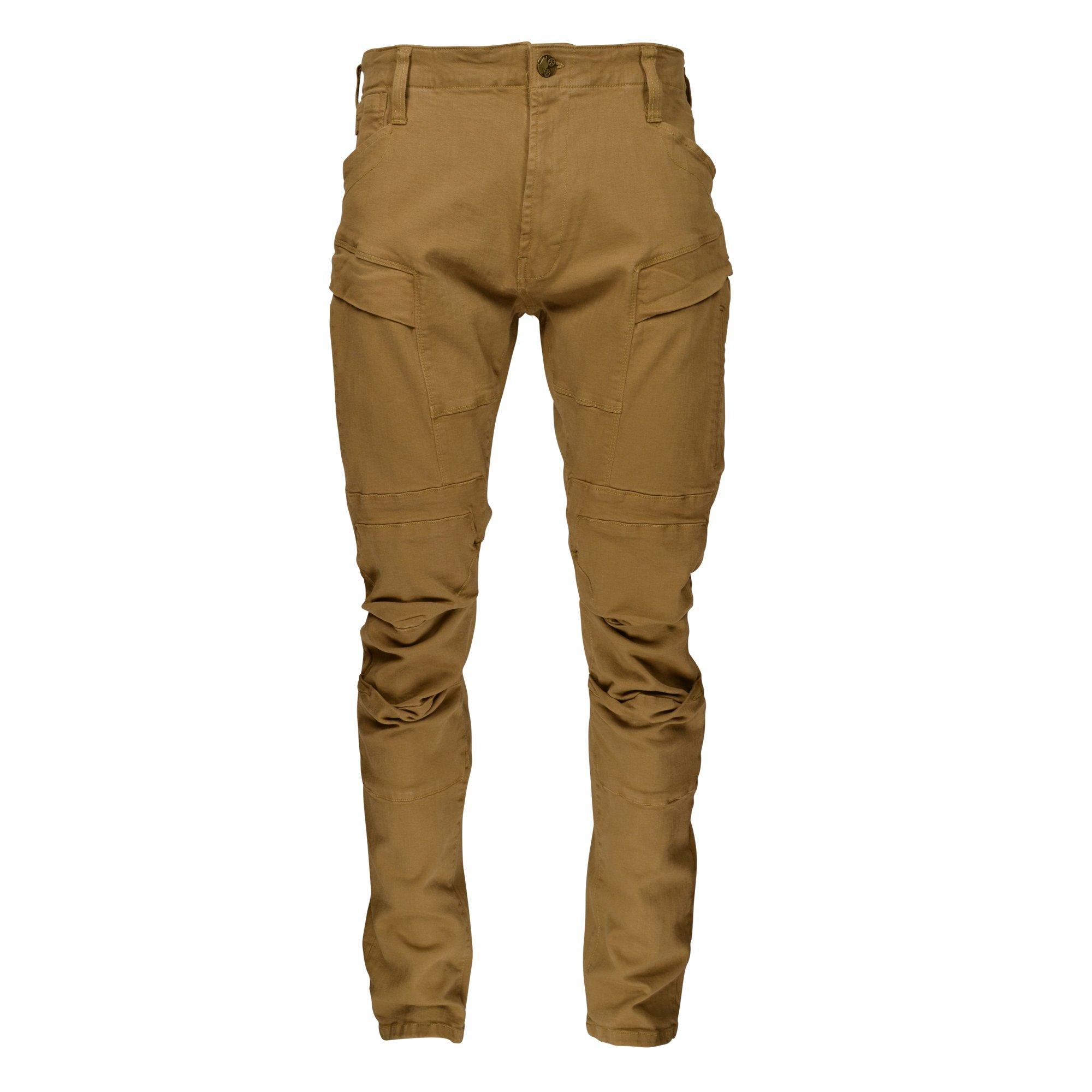 Grindhouse Men's Wheat Twill Multi Cargo Pocket Pants - WHEAT