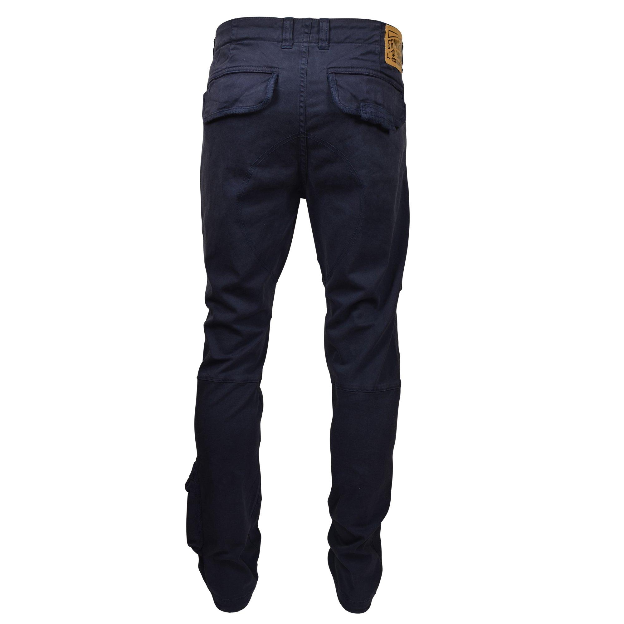 Grindhouse Twill Multi Cargo Pocket Men's Navy Pants