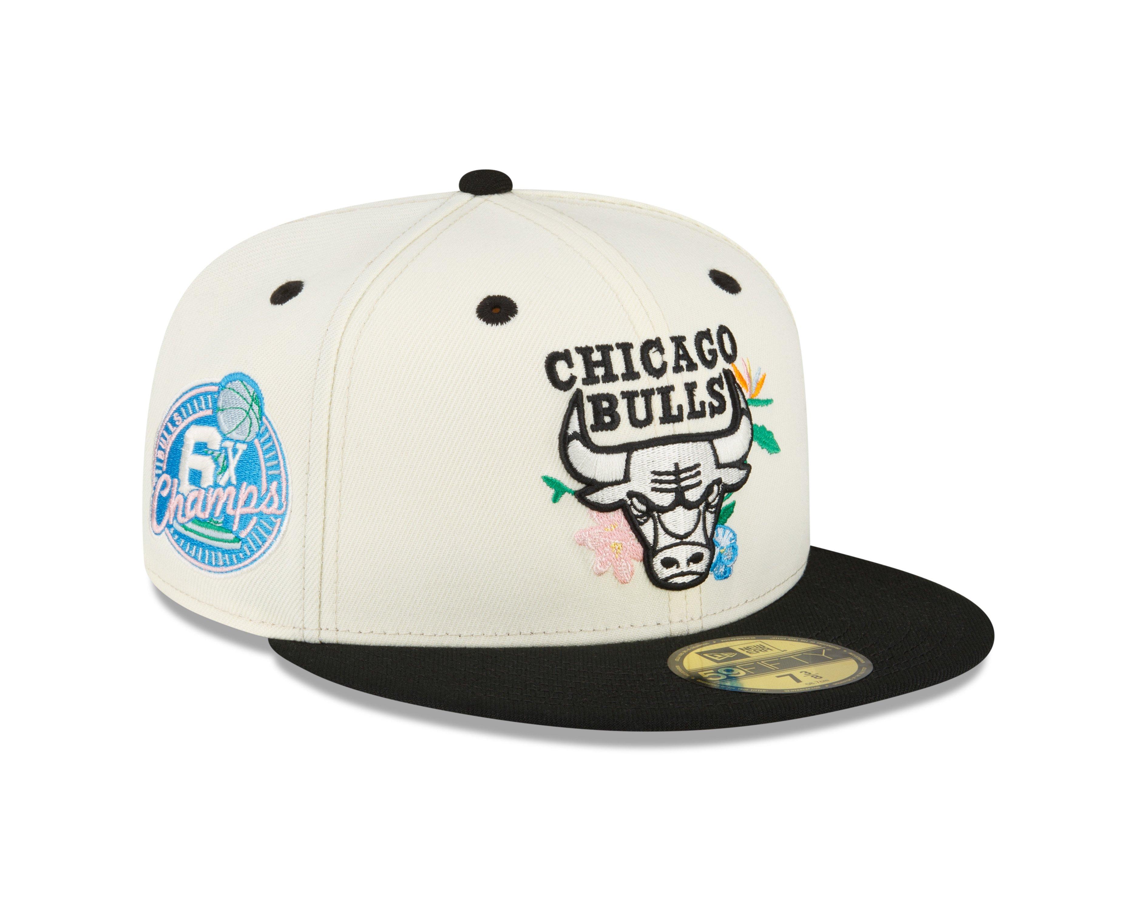 New Era Chicago Cubs 59FIFTY Floral Chrome White Fitted Hat