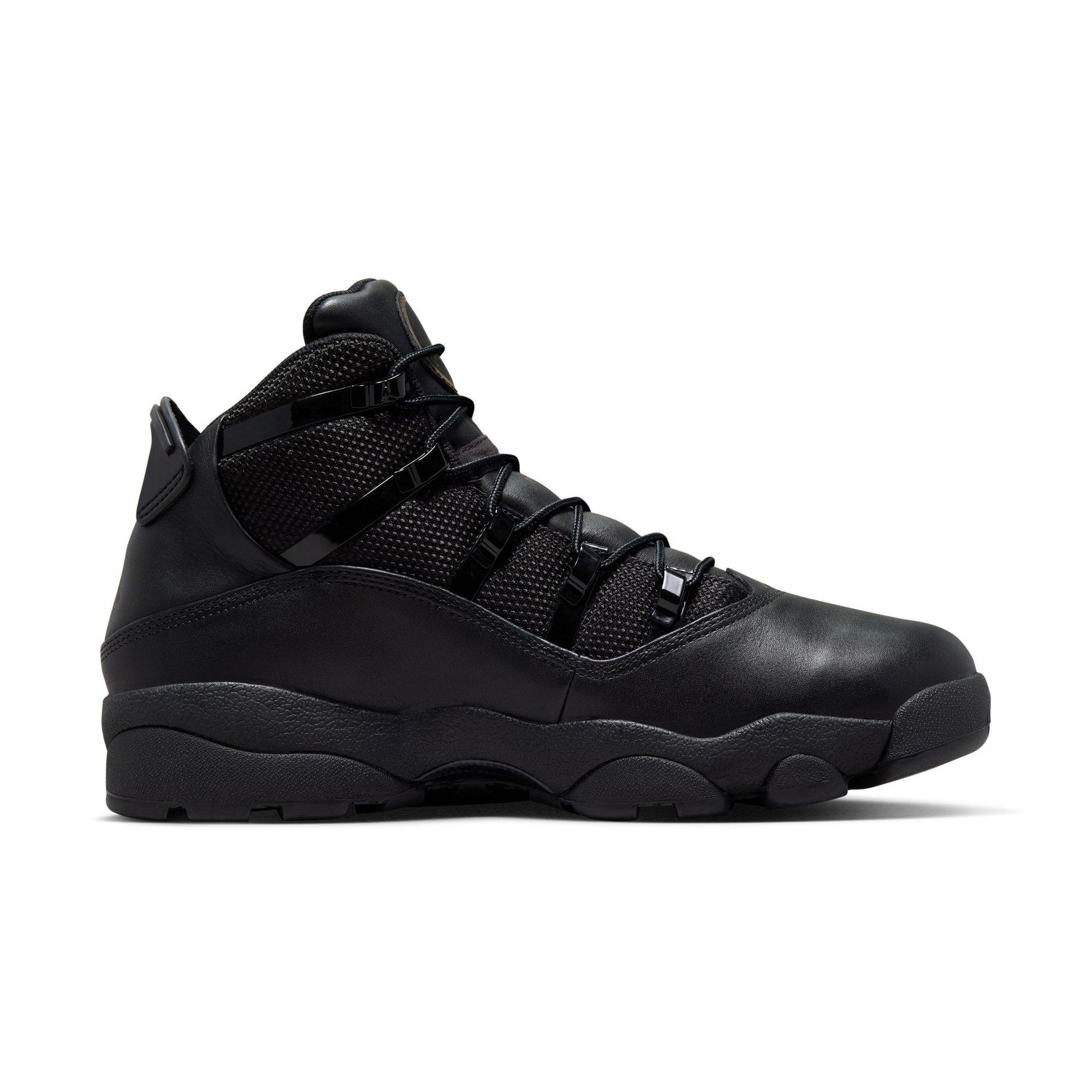 Jordan Winterized 6 Rings "Black/Rustic" Men's Boot - BLACK Thumbnail View 2