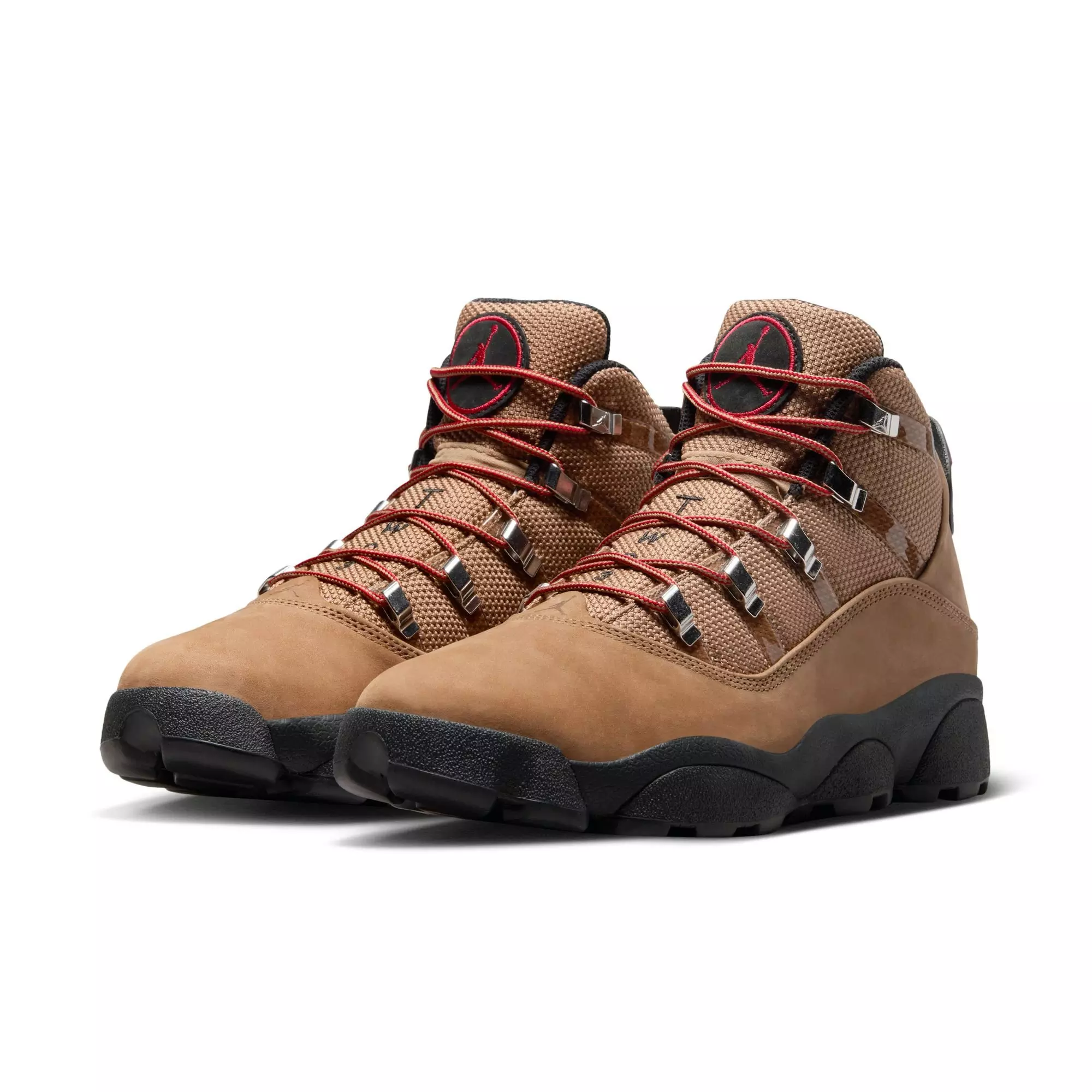Jordan Winterized 6 Rings "Rocky Tan/Black/Red" Men's Boot - TAN