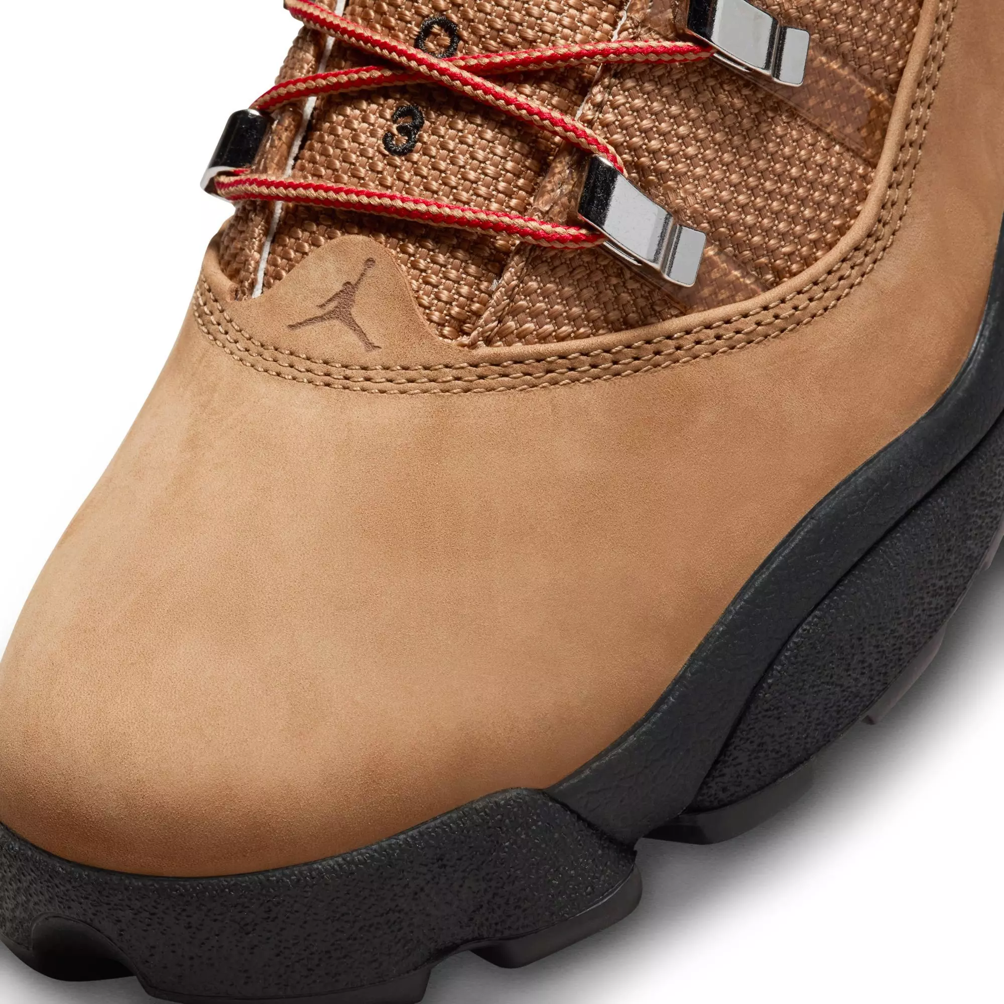 Jordan Winterized 6 Rings "Rocky Tan/Black/Red" Men's Boot - TAN