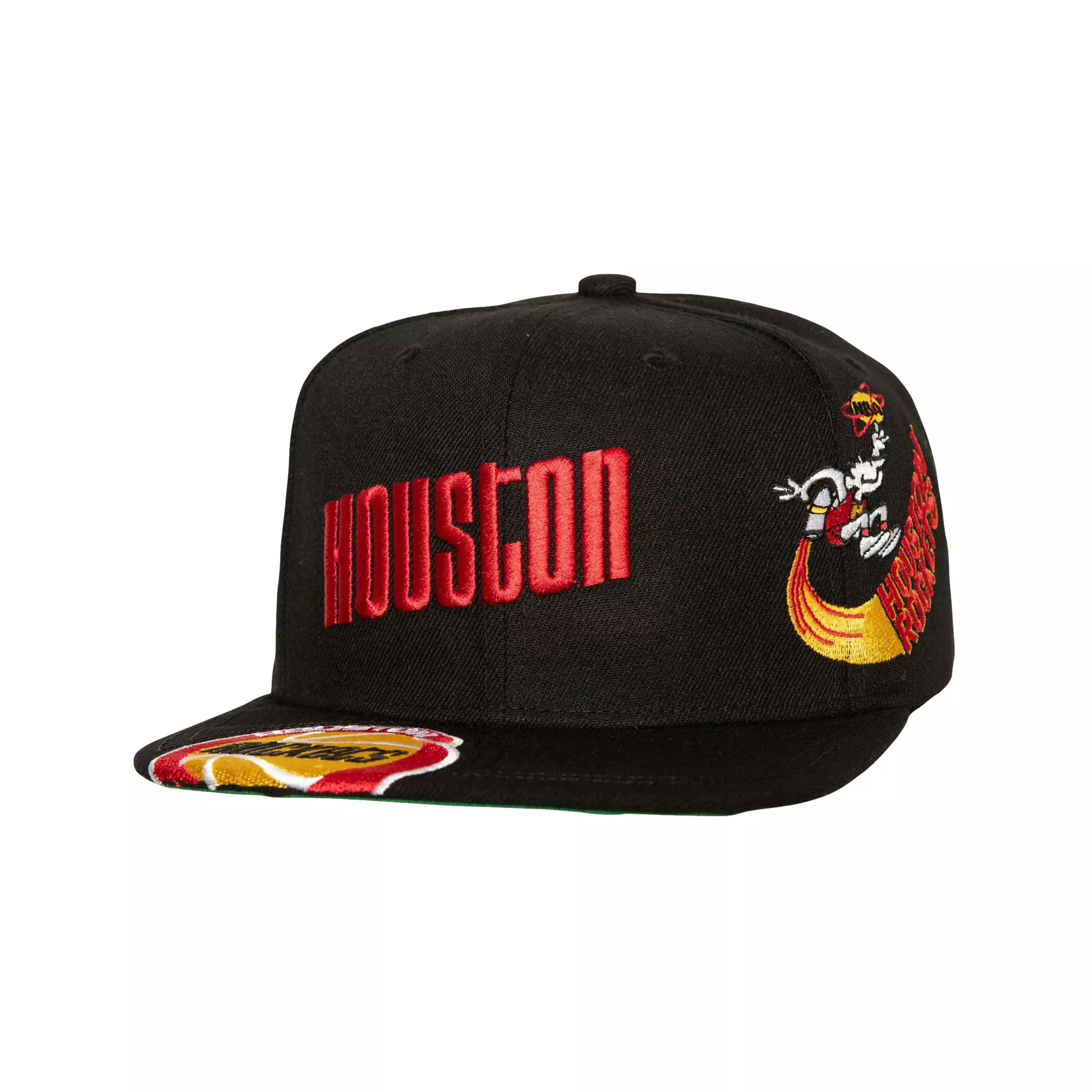 Mitchell & Ness Houston Rockets NBA Landed Cooperstown Collection Snapback - BLACK