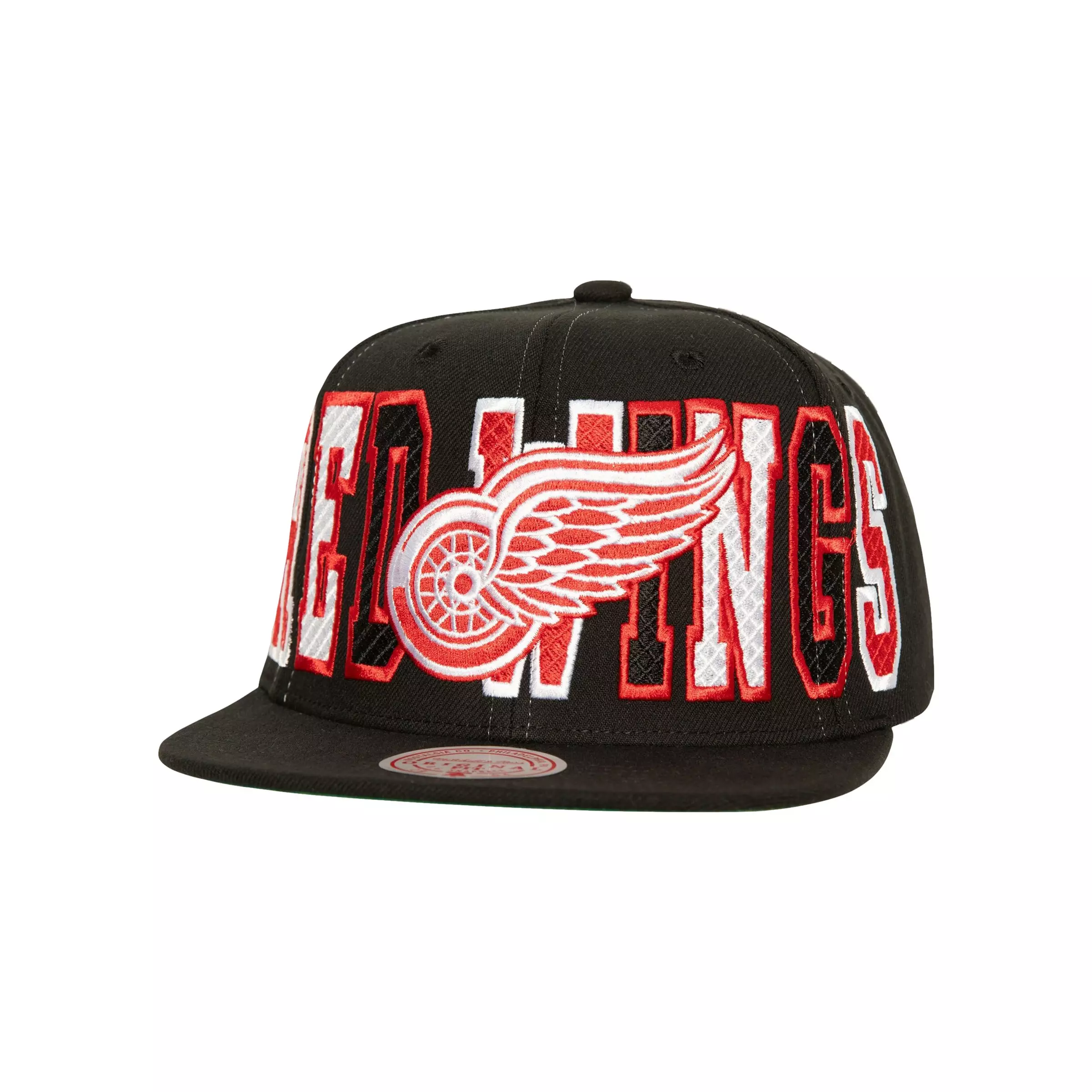 Mitchell & Ness Detroit Red Wings Varsity Bust Snapback - BLACK