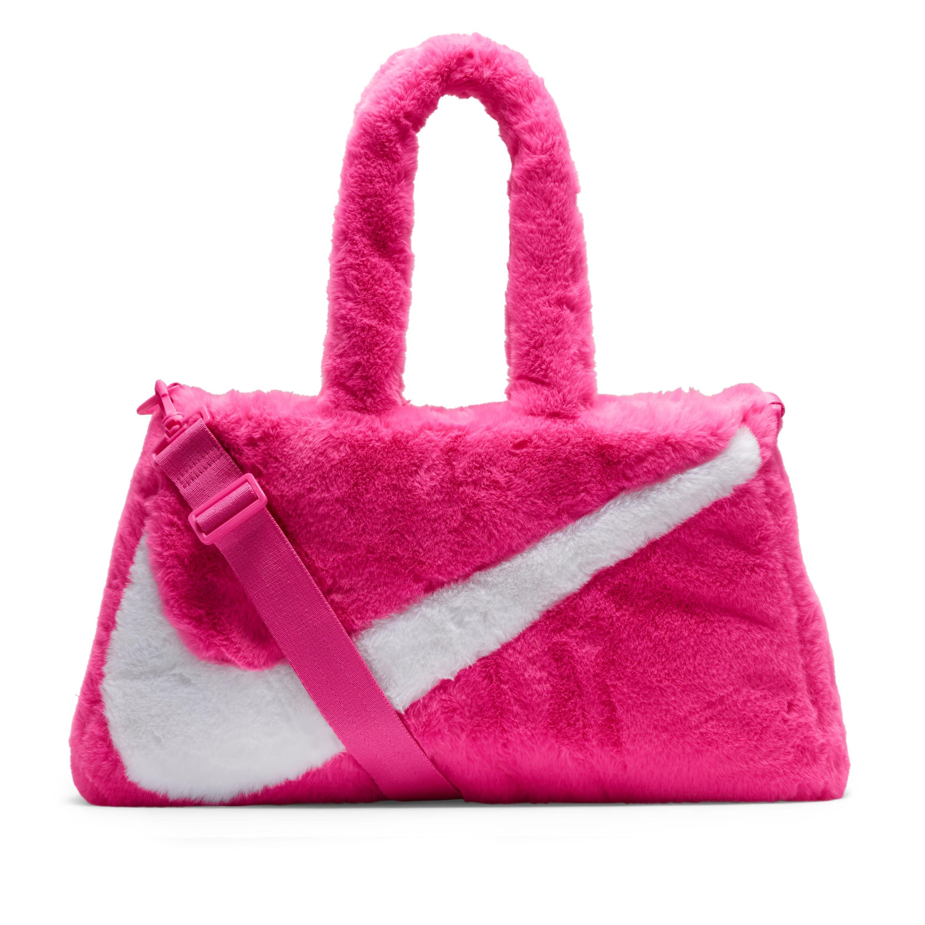 Pink Fur Tote Bag