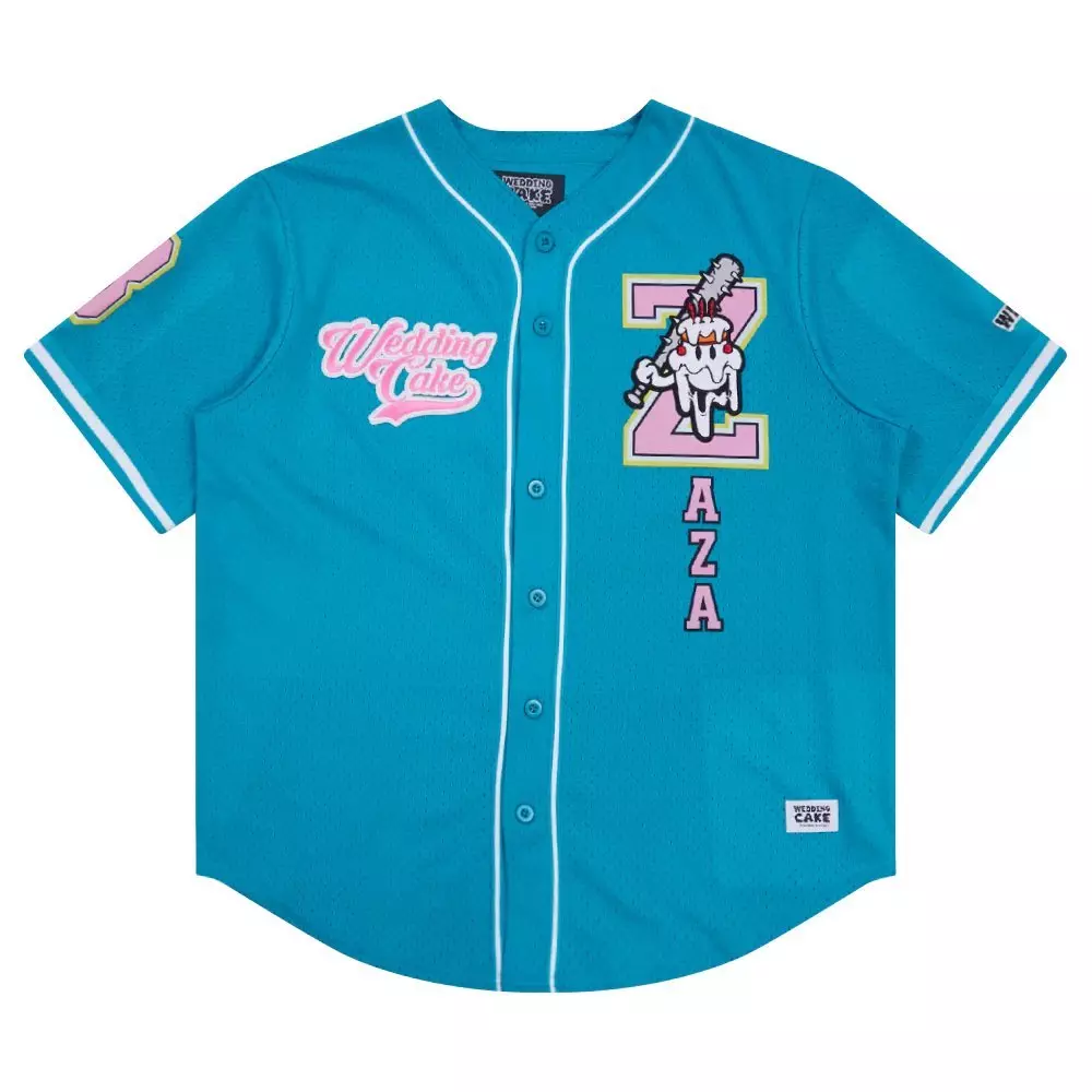 Wedding Cake Men's Zorro Jersey - TEAL