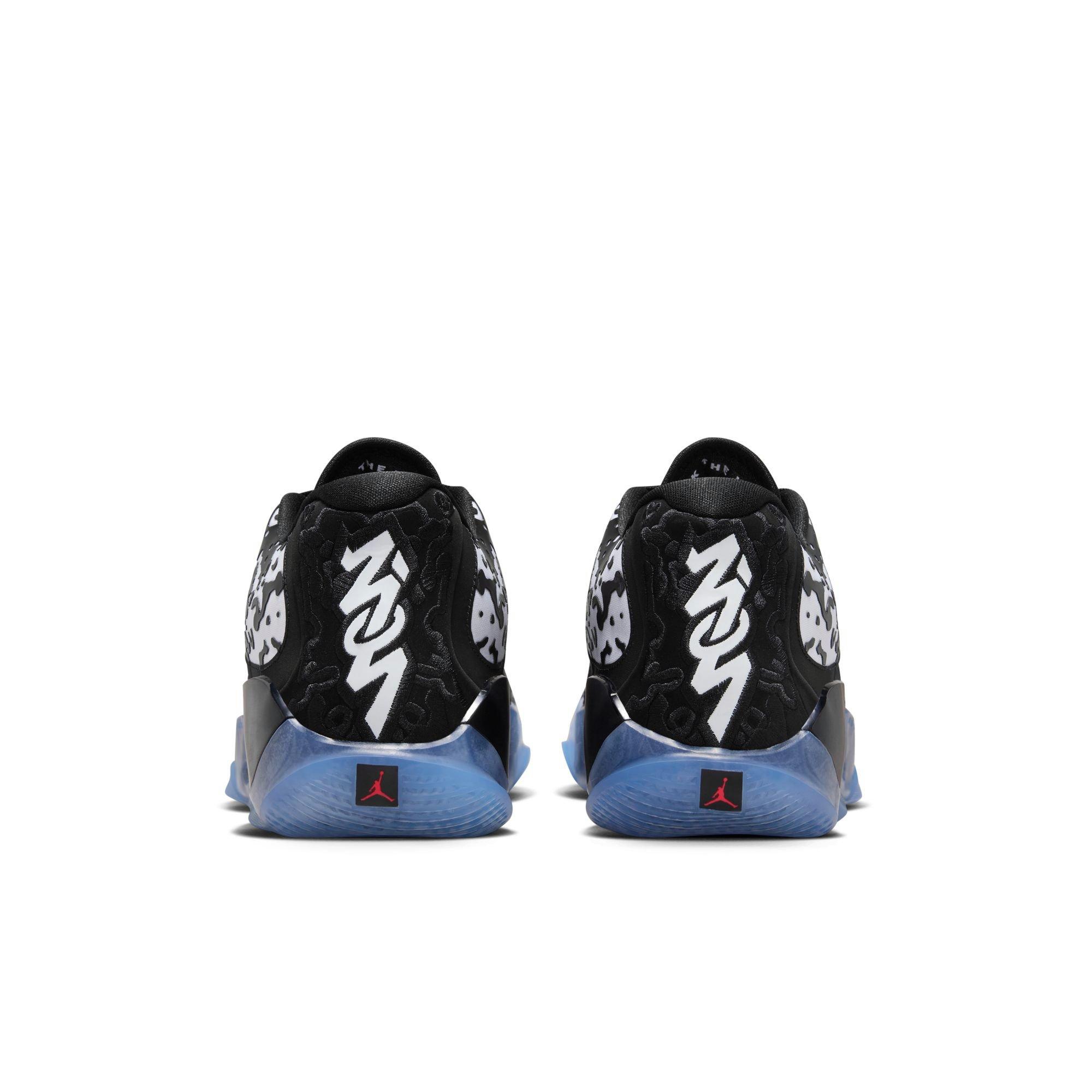 Jordan Zion 3 "Black/White" Men's Basketball Shoe - BLACK/WHITE/LASER ORANGE Thumbnail View 11