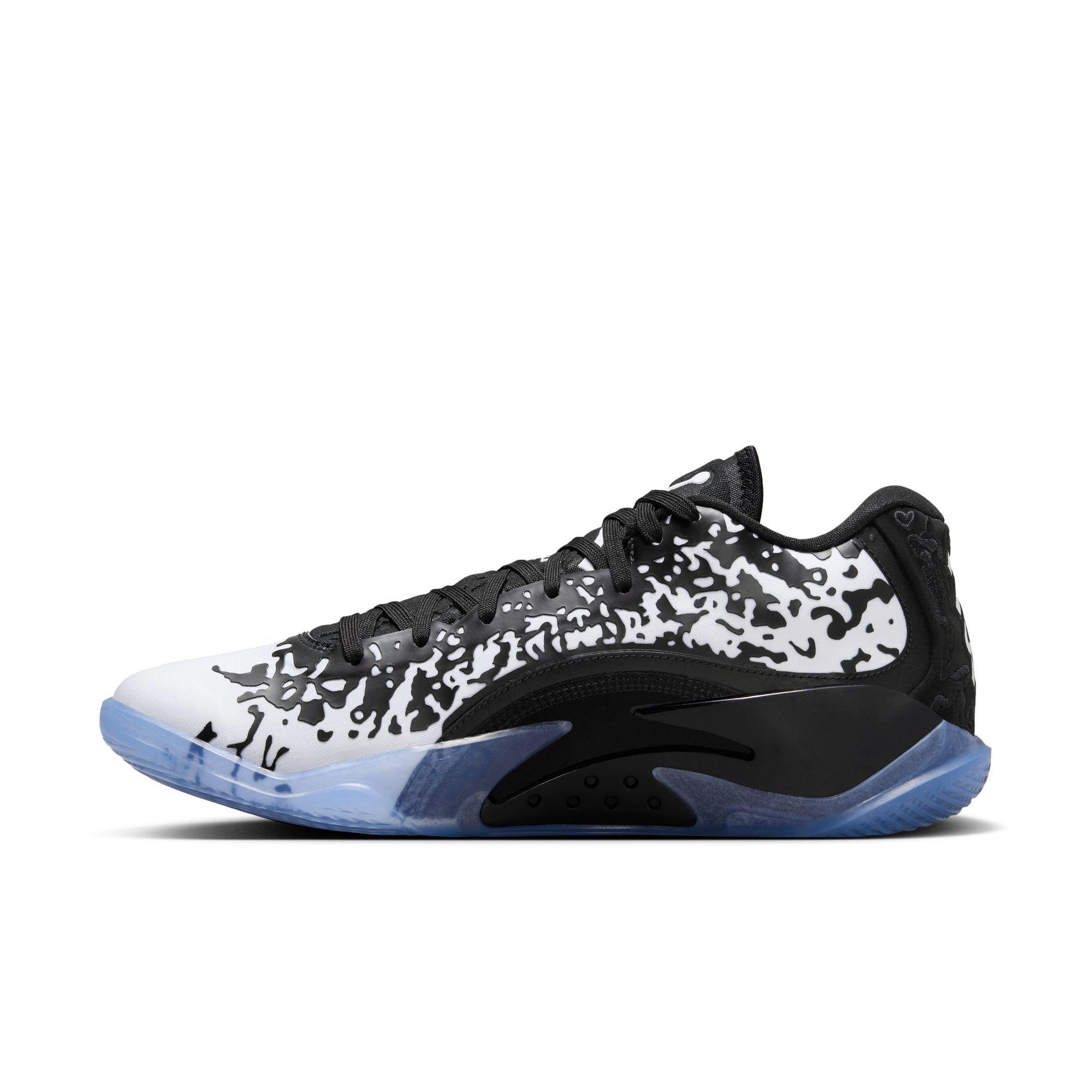 Jordan Zion 3 "Black/White" Men's Basketball Shoe - BLACK/WHITE/LASER ORANGE Thumbnail View 10