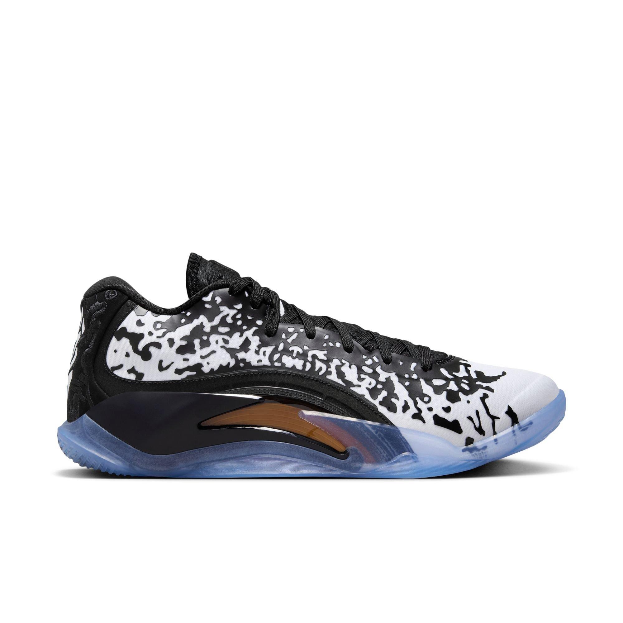 Jordan Zion 3 "Black/White" Men's Basketball Shoe - BLACK/WHITE/LASER ORANGE Thumbnail View 1
