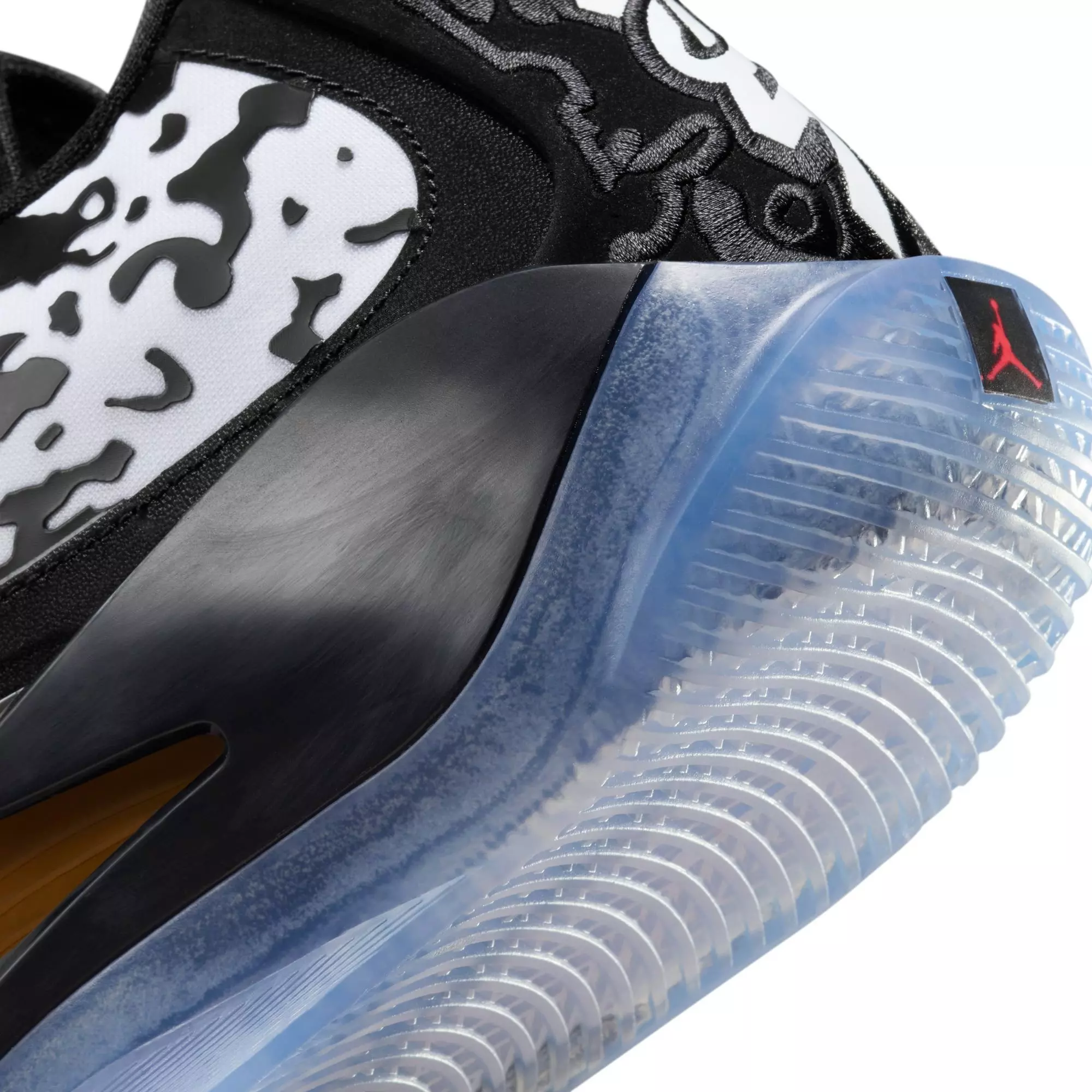 Jordan Zion 3 "Black/White" Men's Basketball Shoe - BLACK/WHITE/LASER ORANGE