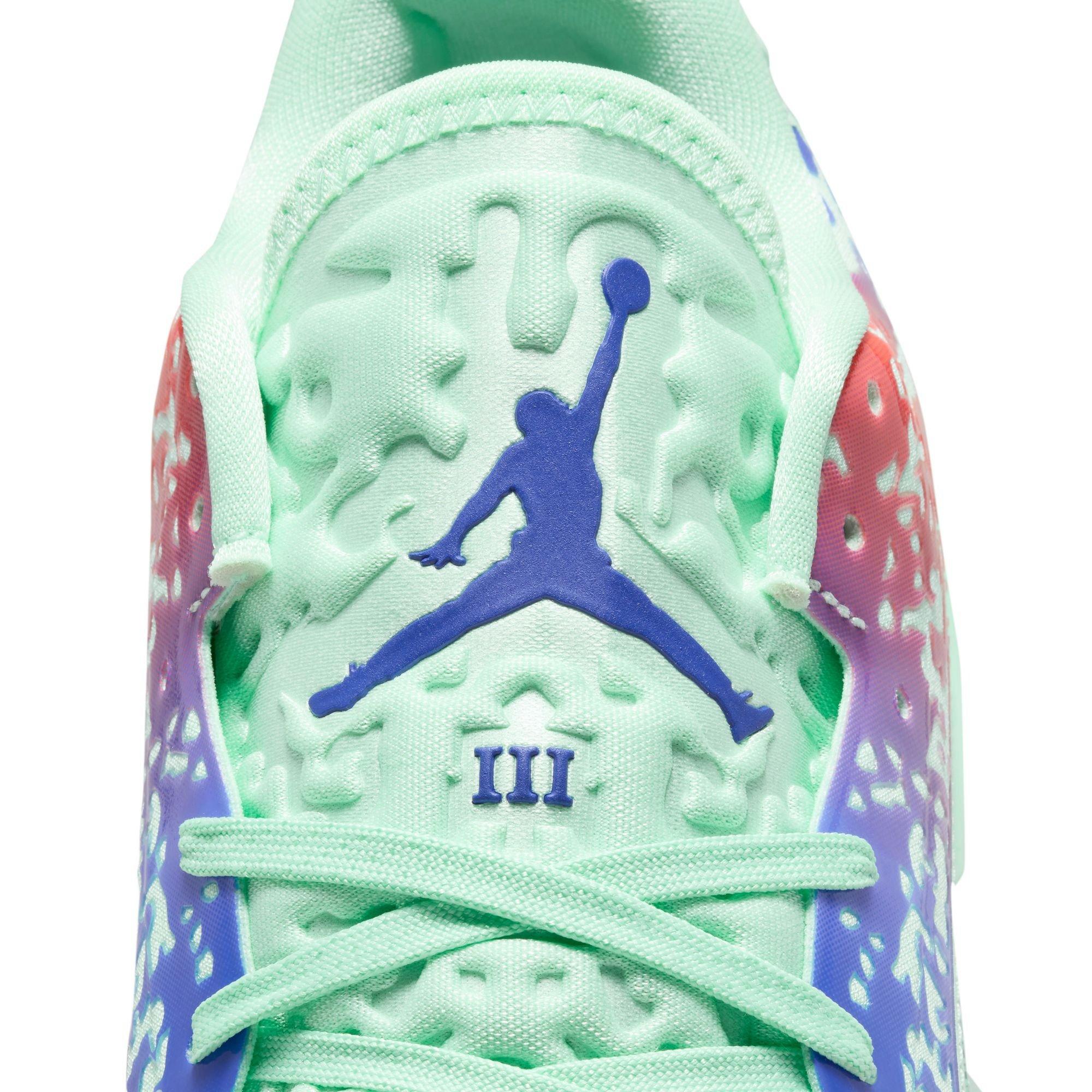 Jordan Zion 3 "Mud, Sweat, Tears" Men's Basketball Shoe -  MINT FOAM/CONCORD/PSYCHIC PURPLE Thumbnail View 4