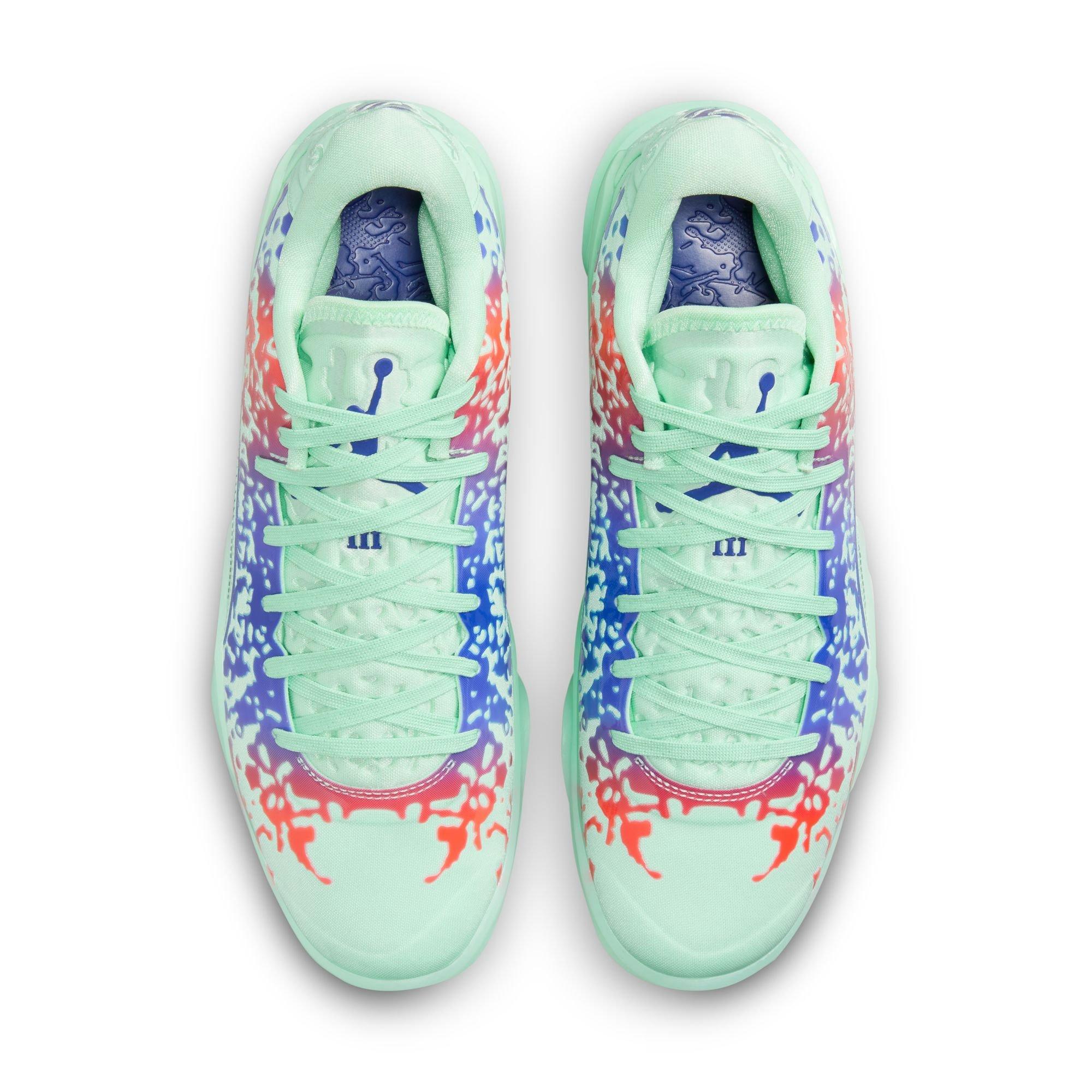 Jordan Zion 3 "Mud, Sweat, Tears" Men's Basketball Shoe -  MINT FOAM/CONCORD/PSYCHIC PURPLE Thumbnail View 12