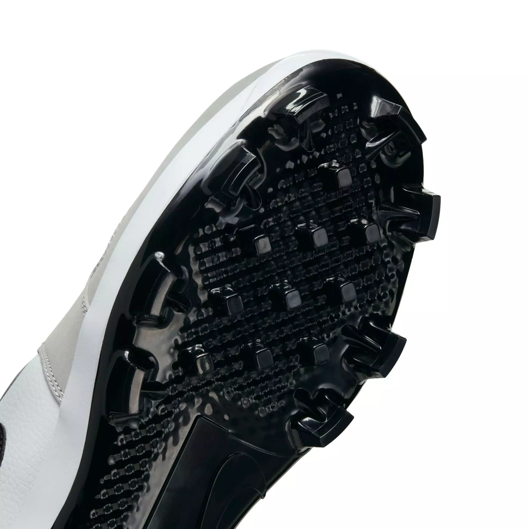 Jordan 1 Retro MCS "Lt Smoke Grey/Black/White" Men's Baseball Cleat - GREY/BLACK/WHITE