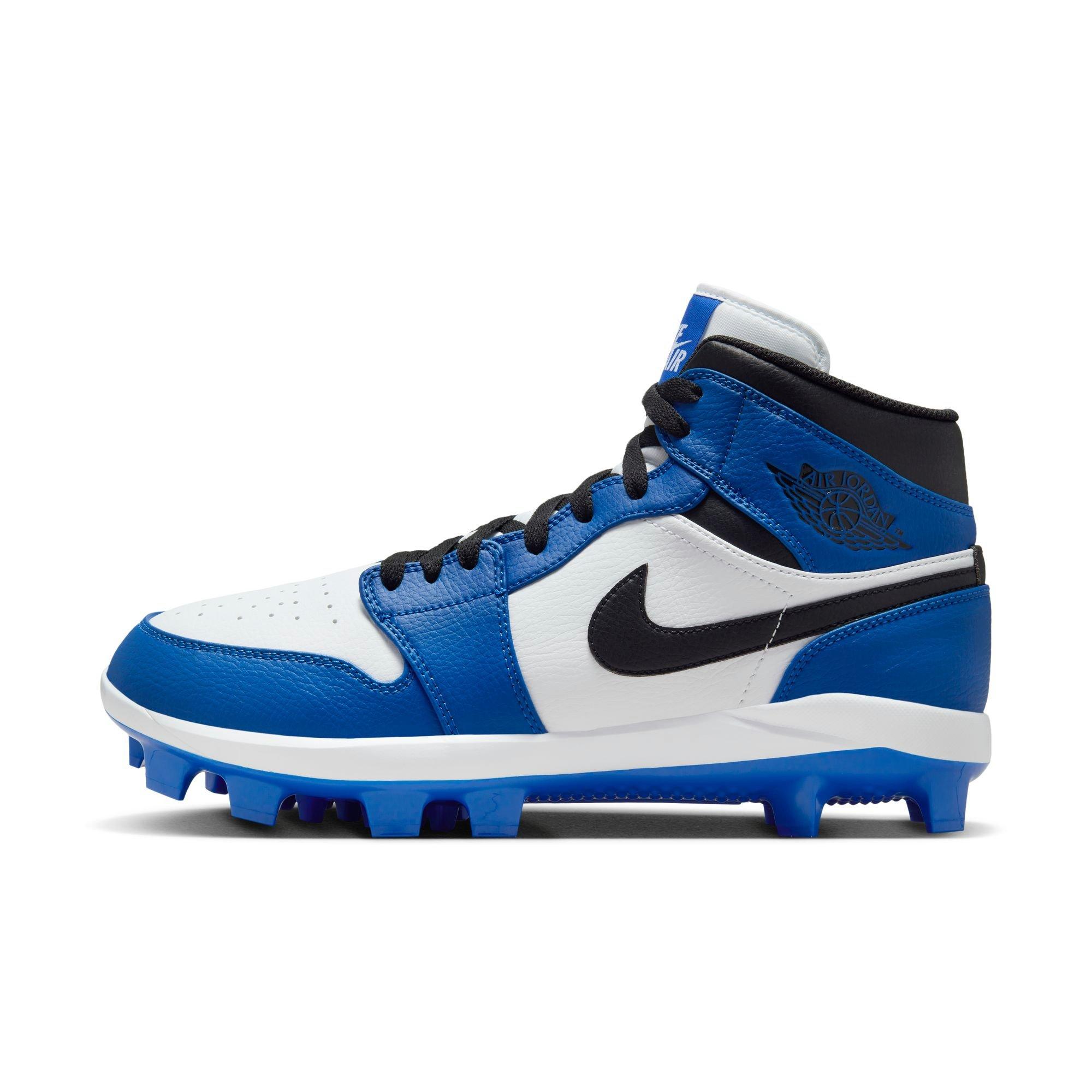 Jordan 1 Retro MCS "Game Royal/White/Black" Men's Baseball Cleat - ROYAL/BLACK/WHITE Thumbnail View 3