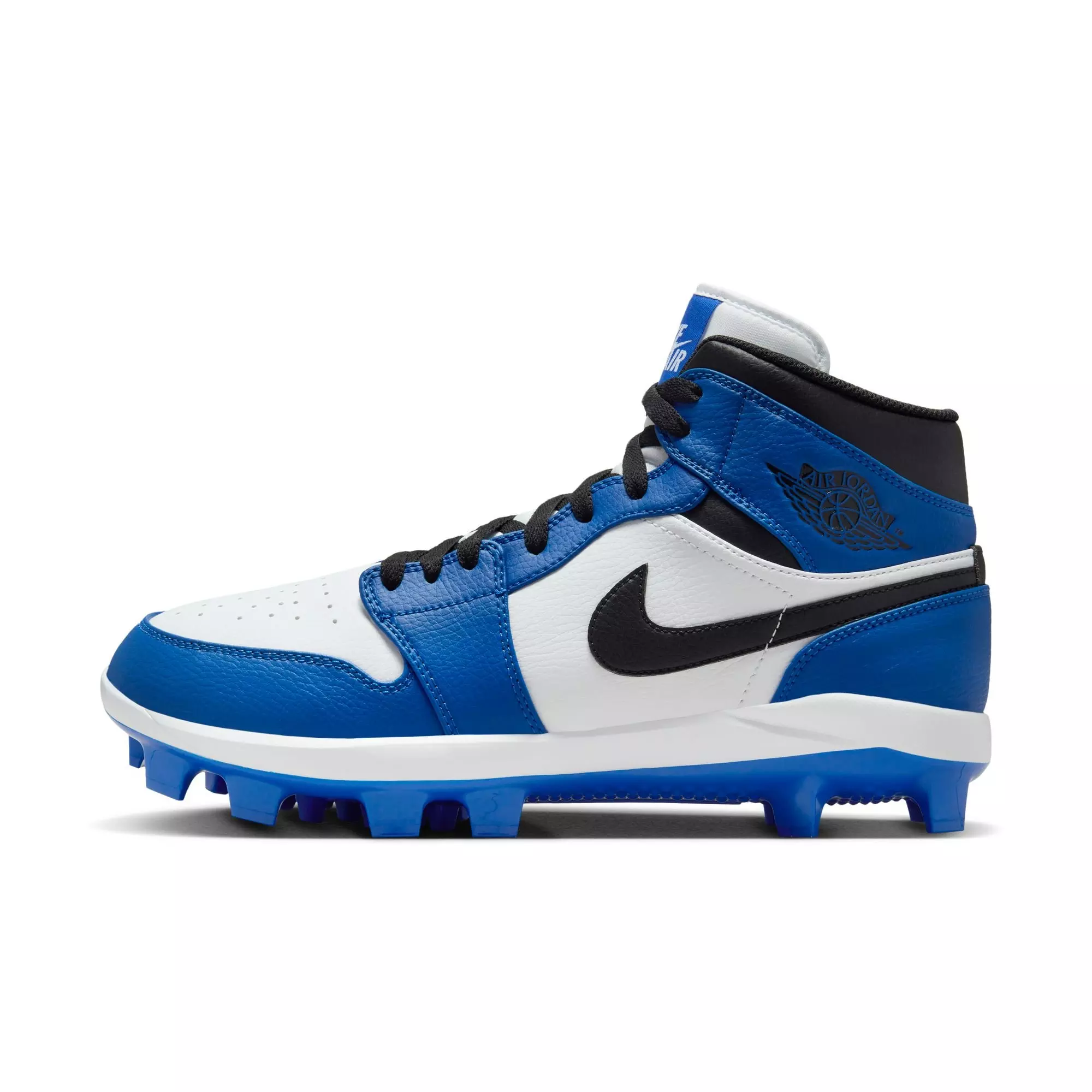 Jordan 1 Retro MCS "Game Royal/White/Black" Men's Baseball Cleat - ROYAL/BLACK/WHITE