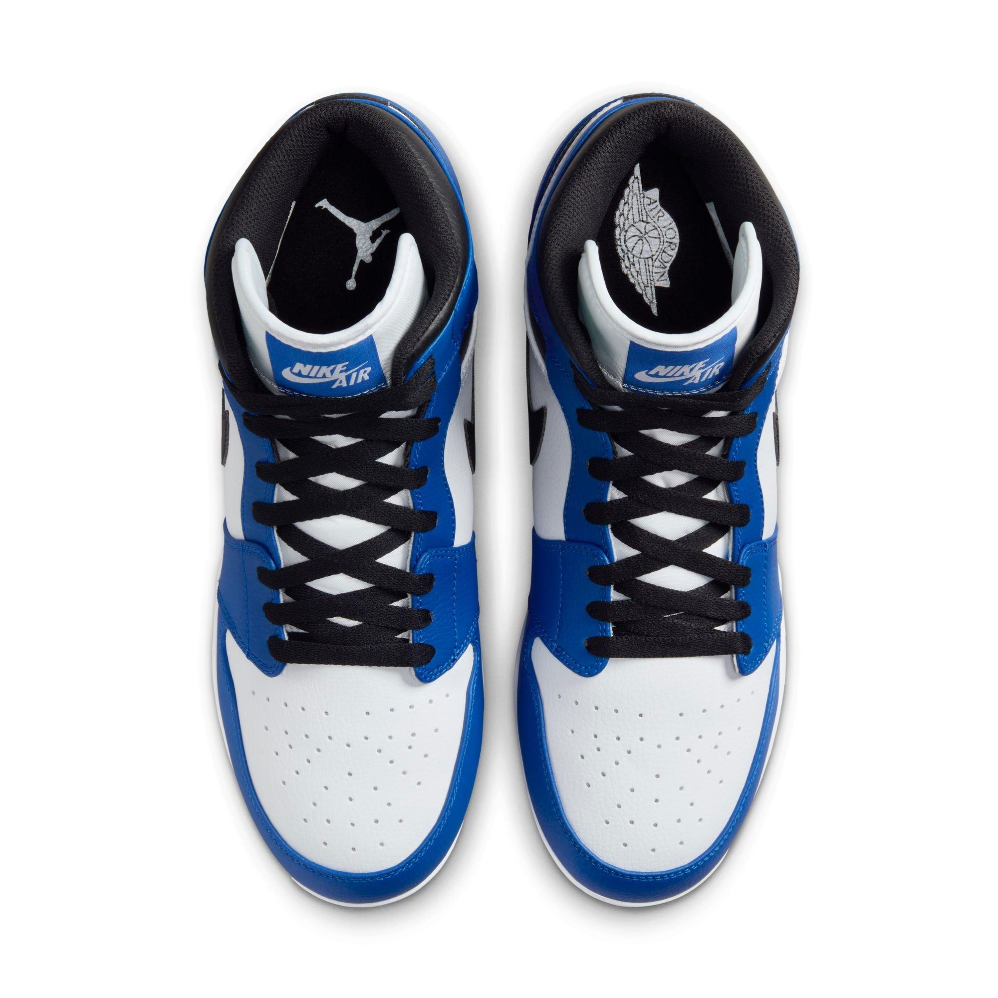 Jordan 1 Retro MCS "Game Royal/White/Black" Men's Baseball Cleat - ROYAL/BLACK/WHITE Thumbnail View 7