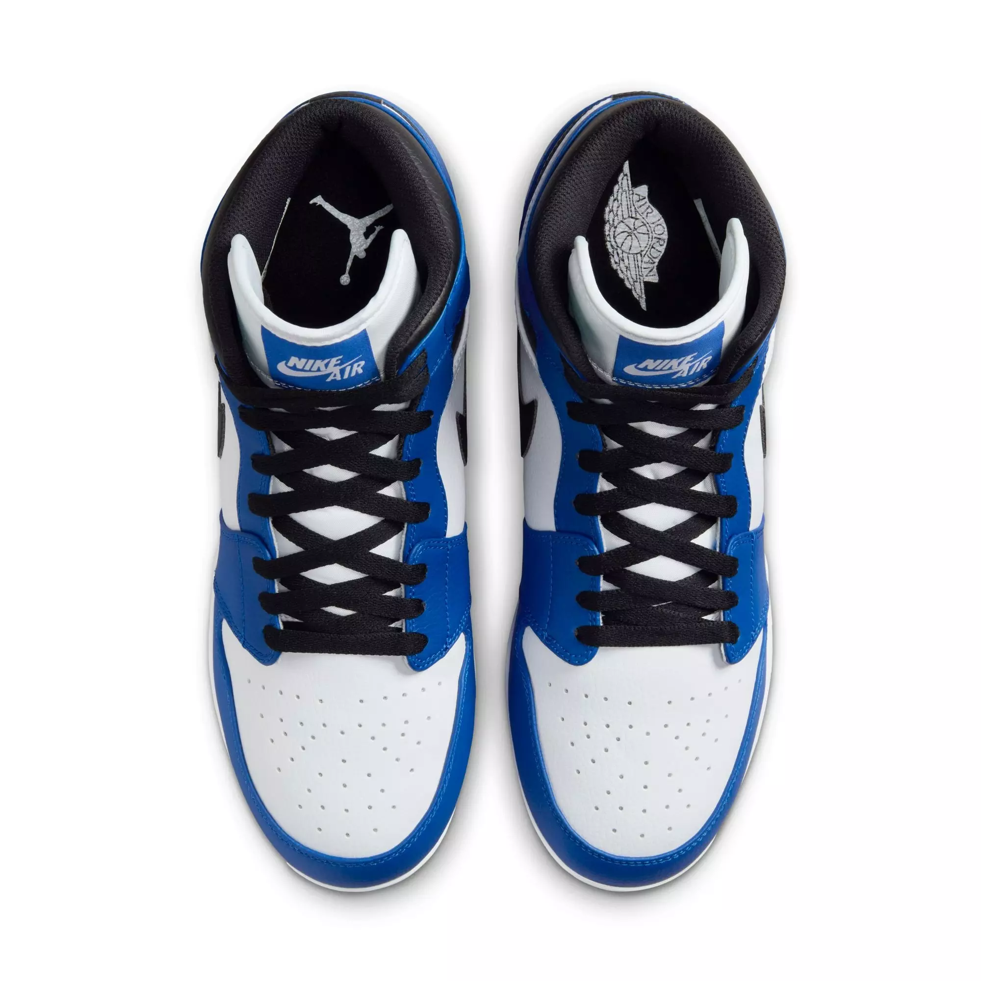 Jordan 1 Retro MCS "Game Royal/White/Black" Men's Baseball Cleat - ROYAL/BLACK/WHITE