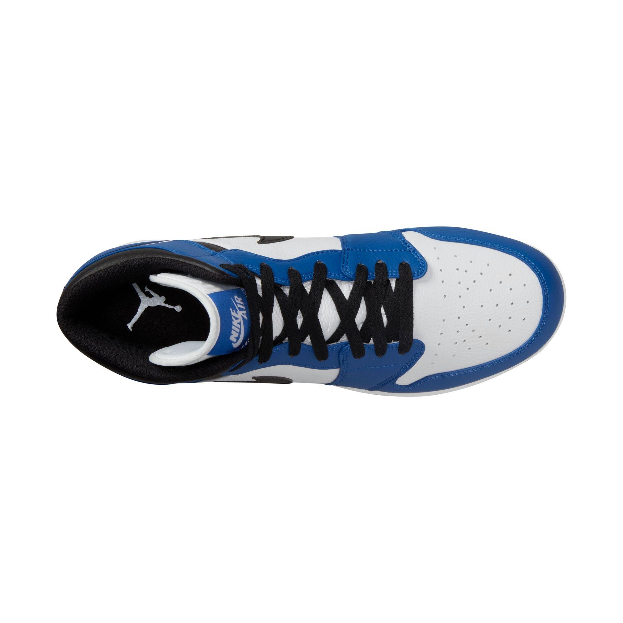 Jordan 1 Retro MCS "Game Royal/White/Black" Men's Baseball Cleat - ROYAL/BLACK/WHITE Thumbnail View 8