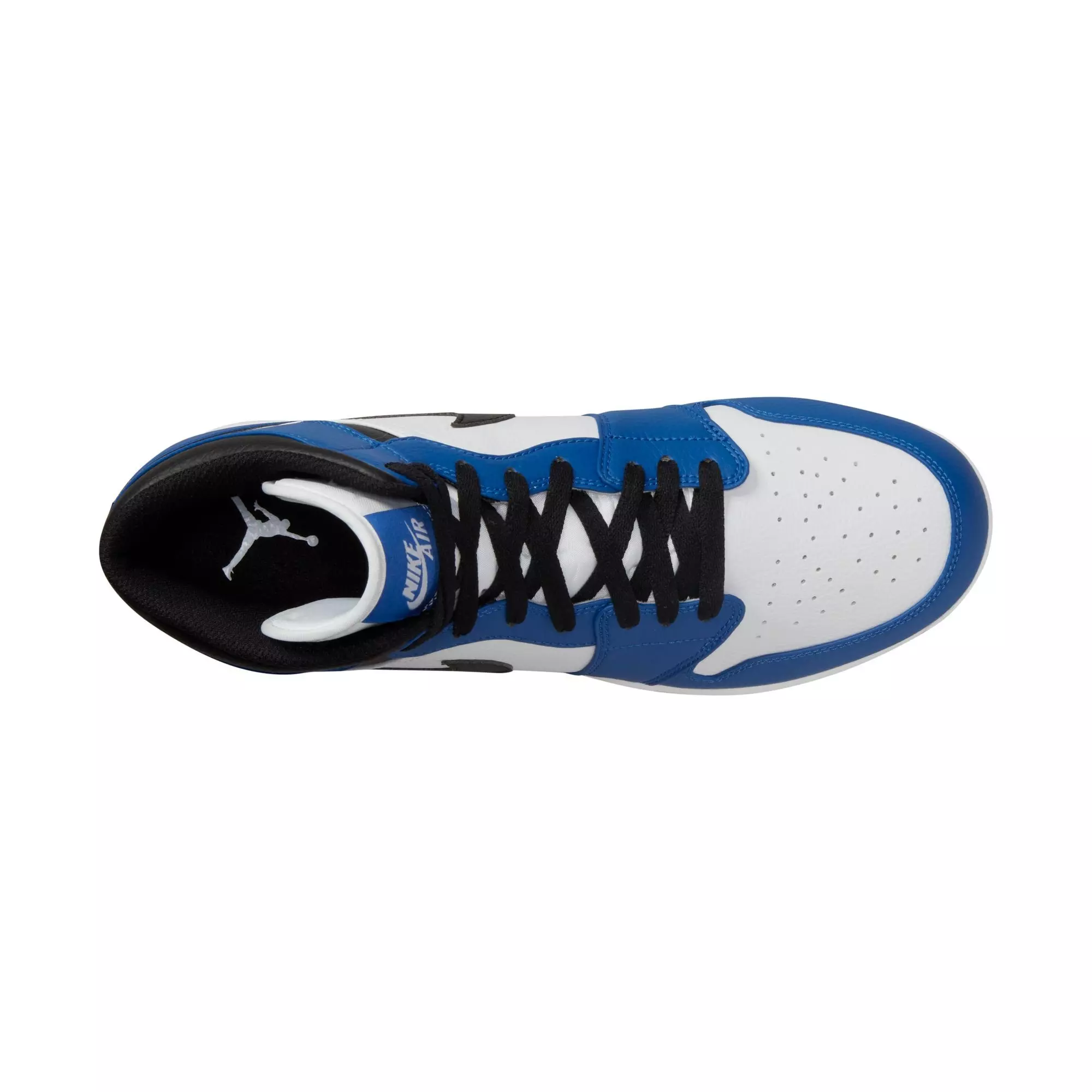 Jordan 1 Retro MCS "Game Royal/White/Black" Men's Baseball Cleat - ROYAL/BLACK/WHITE