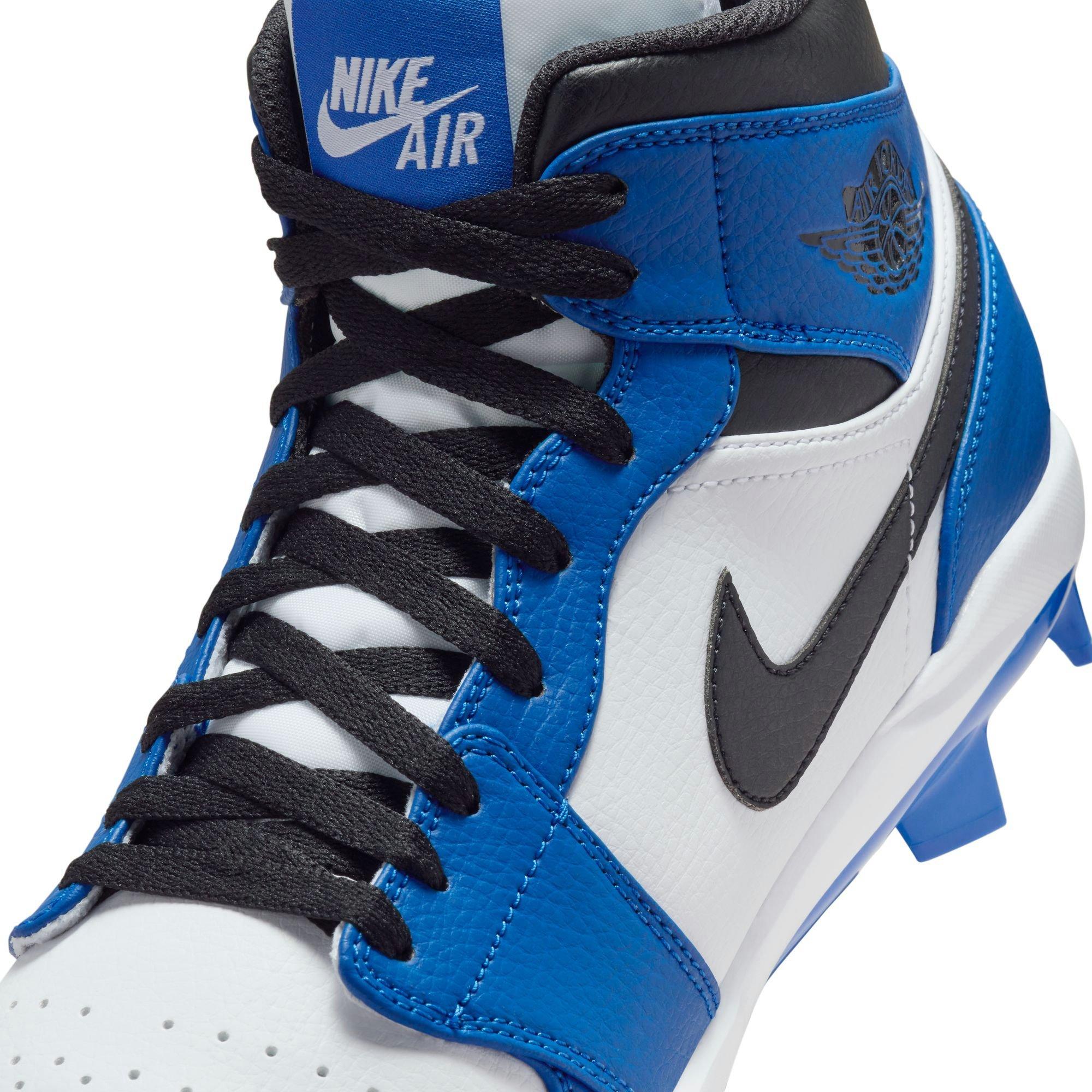 Jordan 1 Retro MCS "Game Royal/White/Black" Men's Baseball Cleat - ROYAL/BLACK/WHITE Thumbnail View 11
