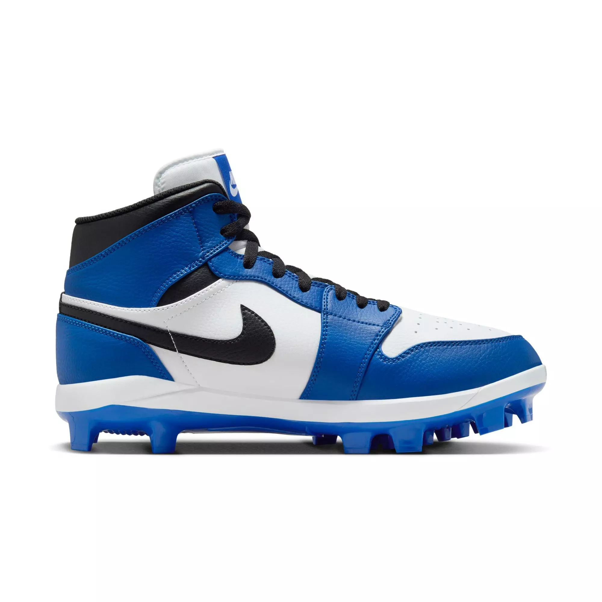 Jordan 1 Retro MCS "Game Royal/White/Black" Men's Baseball Cleat - ROYAL/BLACK/WHITE