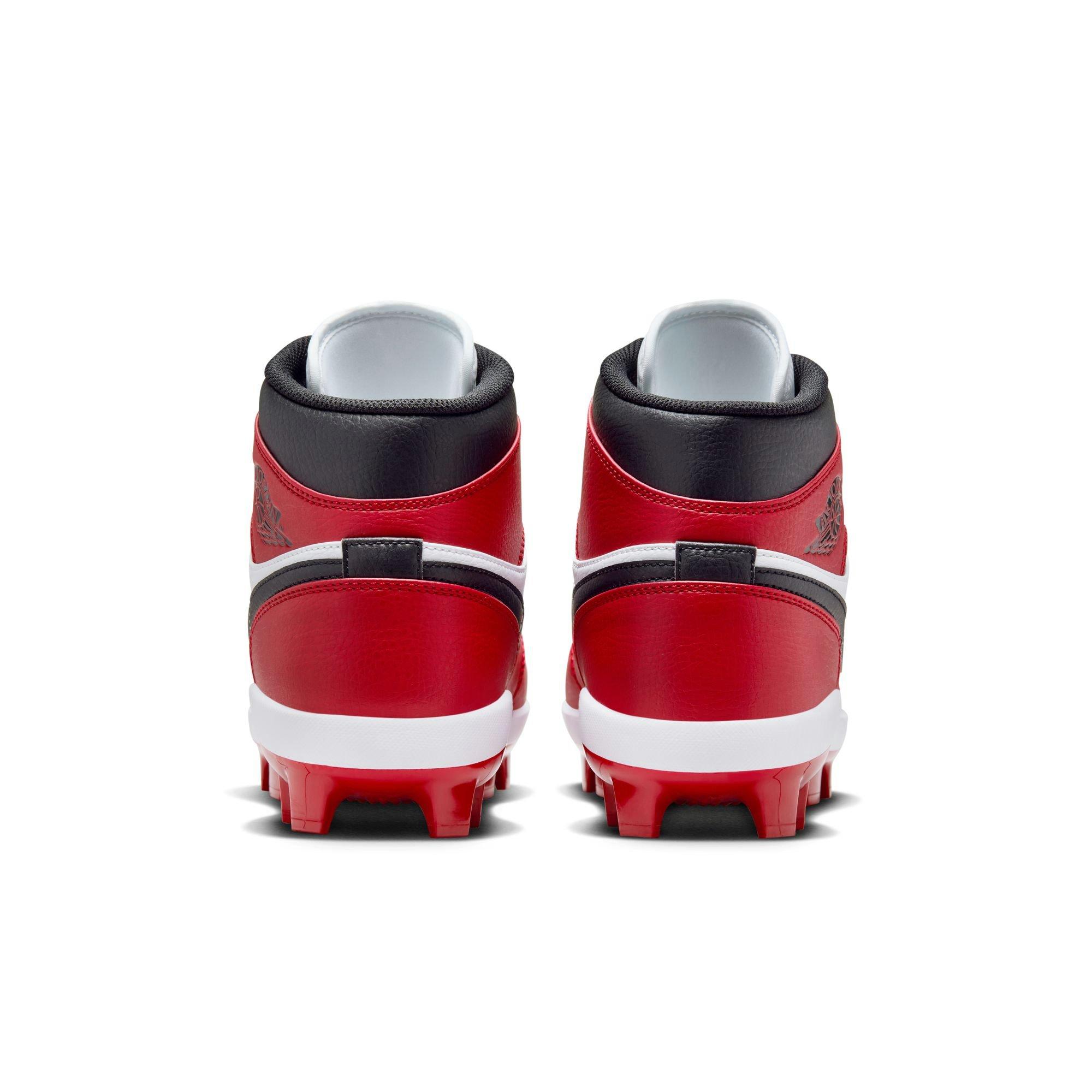 Jordan 1 Retro MCS "Gym Red/Black/White" Men's Baseball Cleat - RED/BLACK/WHITE Thumbnail View 6