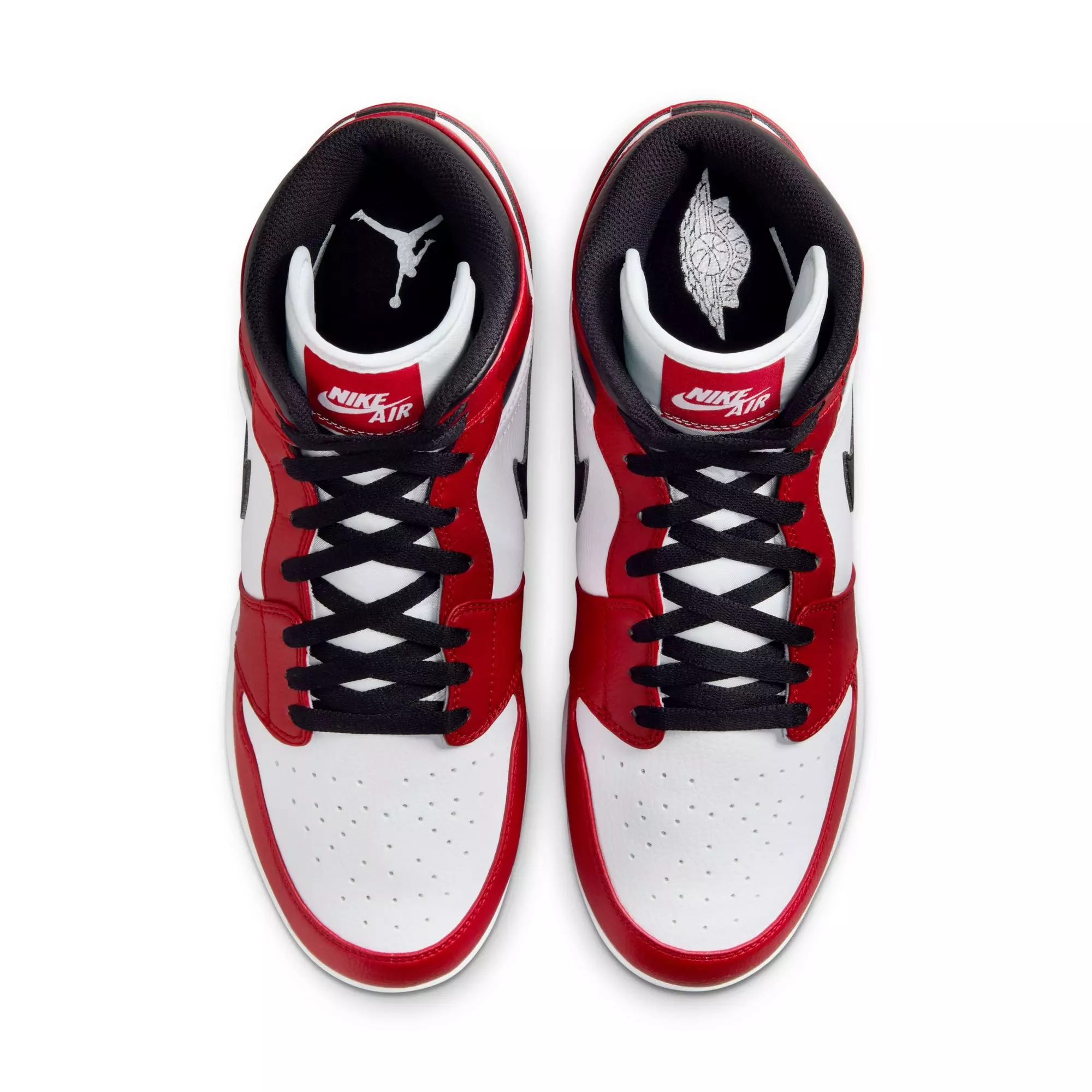 Jordan 1 Retro MCS "Gym Red/Black/White" Men's Baseball Cleat - RED/BLACK/WHITE