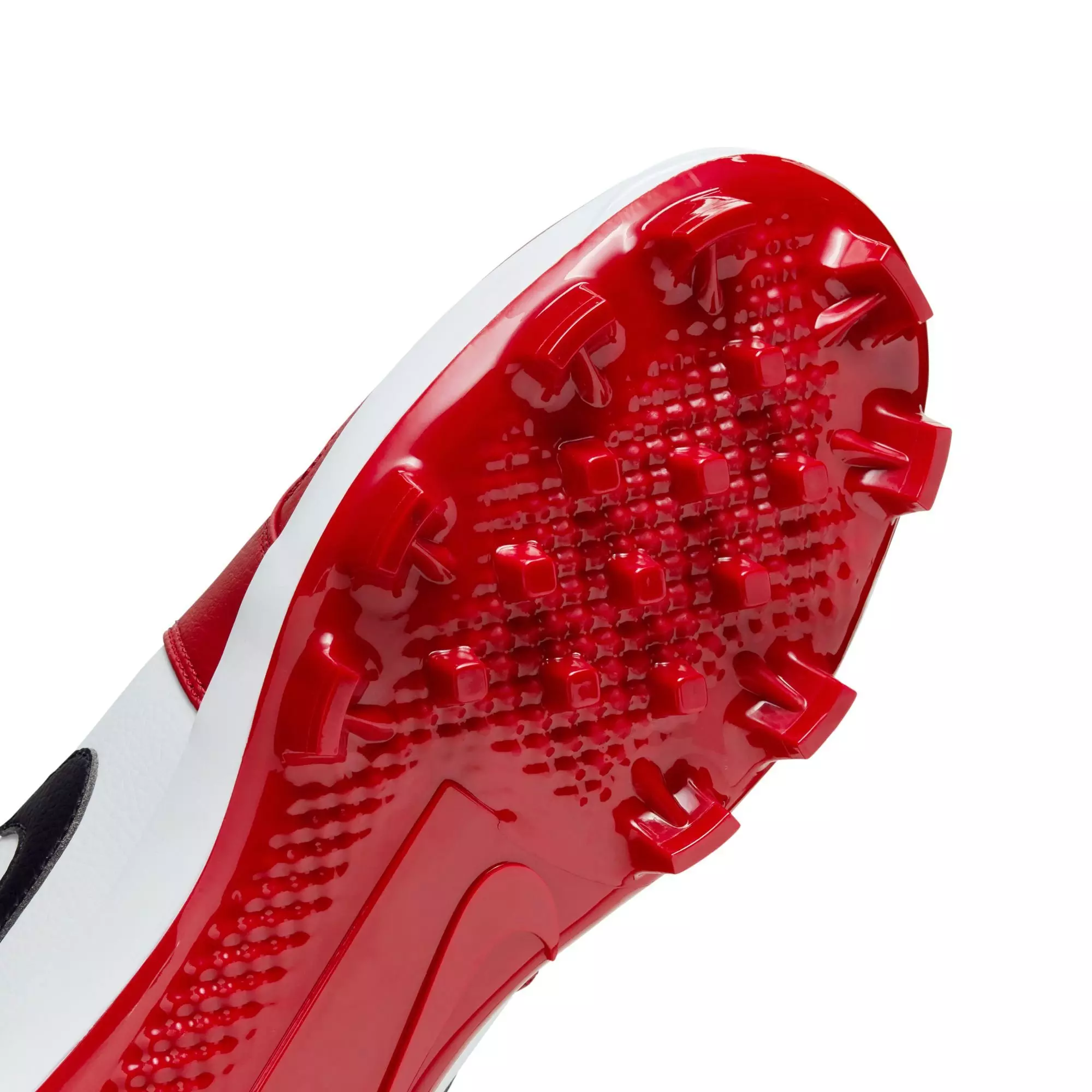 Jordan 1 Retro MCS "Gym Red/Black/White" Men's Baseball Cleat - RED/BLACK/WHITE