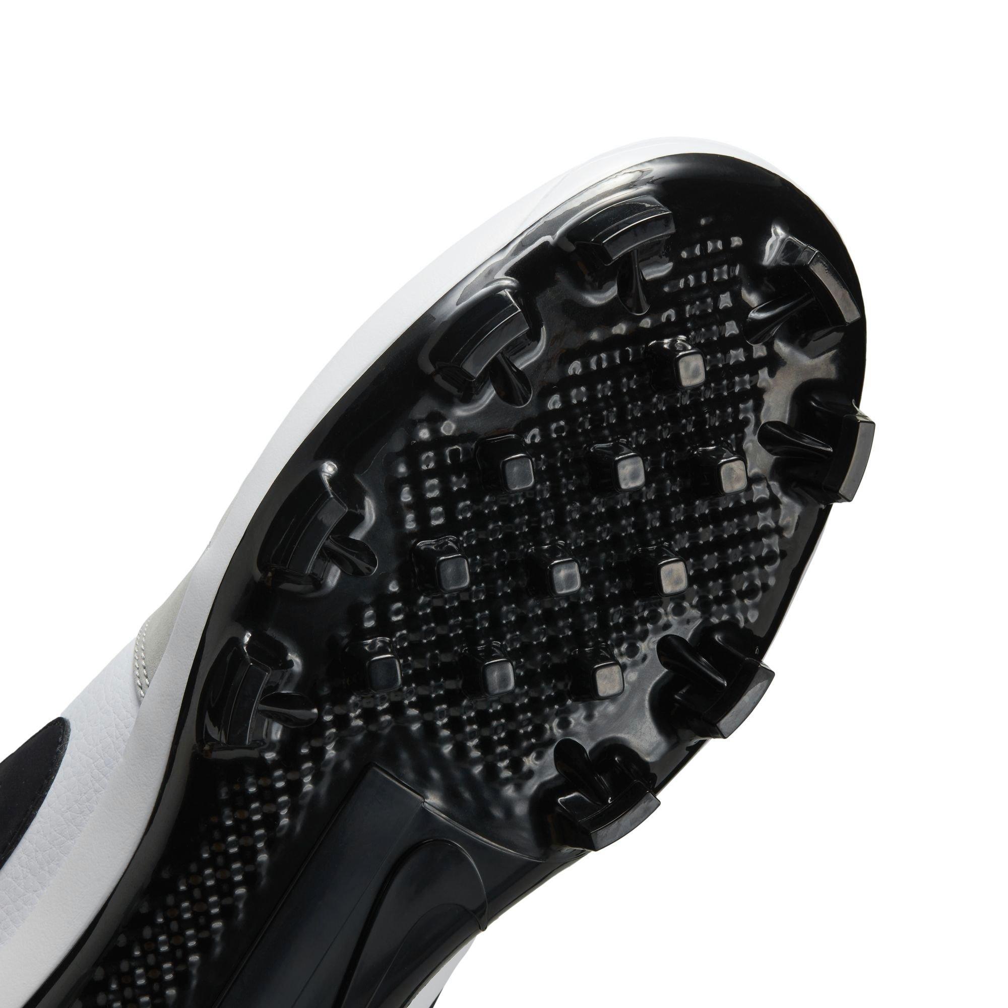 Jordan 1 Retro MCS Low "Lt Smoke Grey/Black/White" Men's Baseball Cleat - GREY/BLACK/WHITE Thumbnail View 11