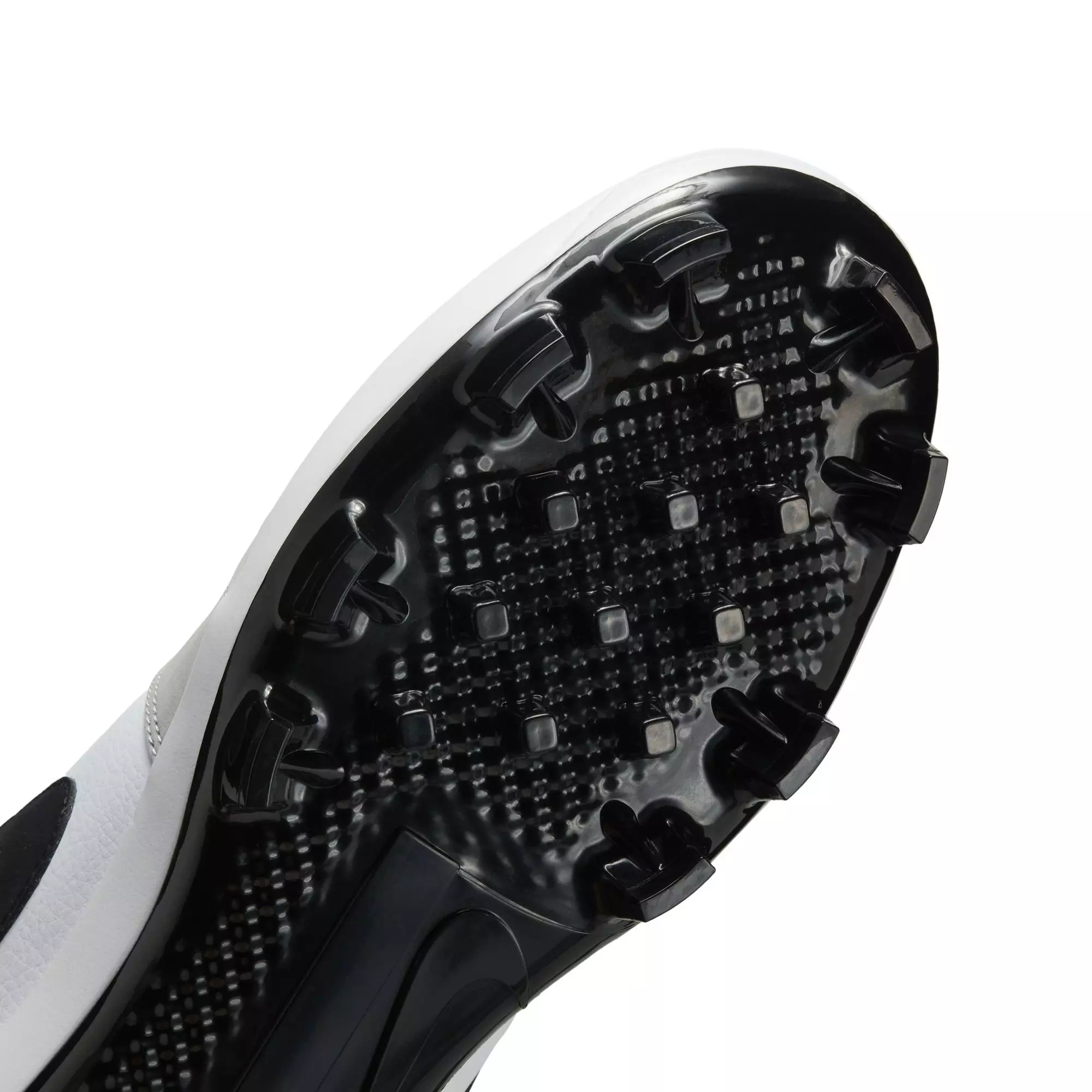 Jordan 1 Retro MCS Low "Lt Smoke Grey/Black/White" Men's Baseball Cleat - GREY/BLACK/WHITE