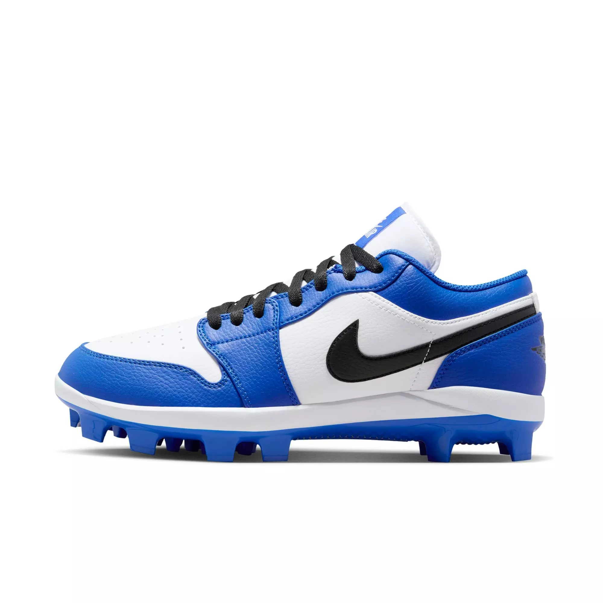 Jordan 1 Retro MCS Low "Game Royal/Black/White" Men's Baseball Cleat - ROYAL/BLACK/WHITE
