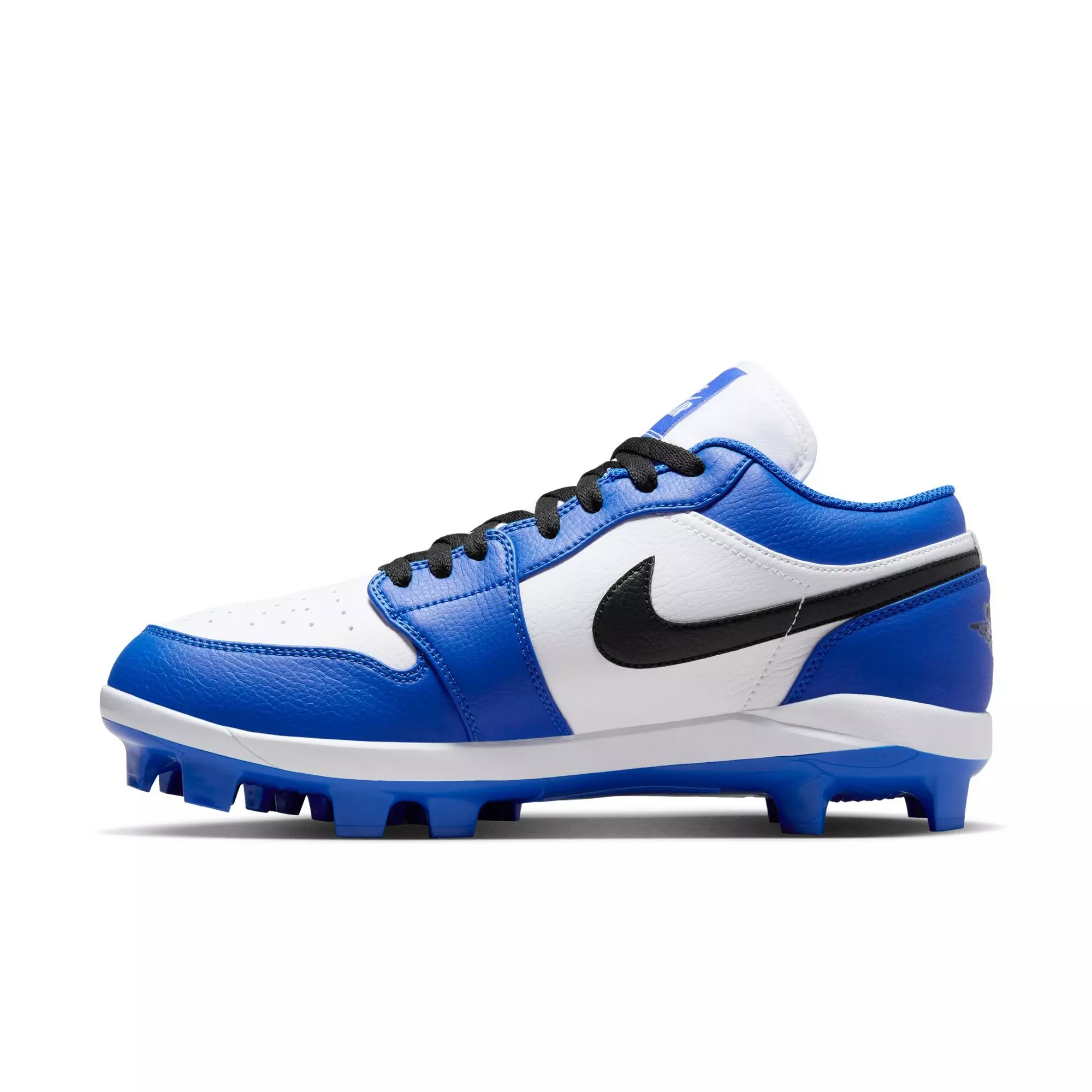 Jordan 1 Retro MCS Low "Game Royal/Black/White" Men's Baseball Cleat - ROYAL/BLACK/WHITE