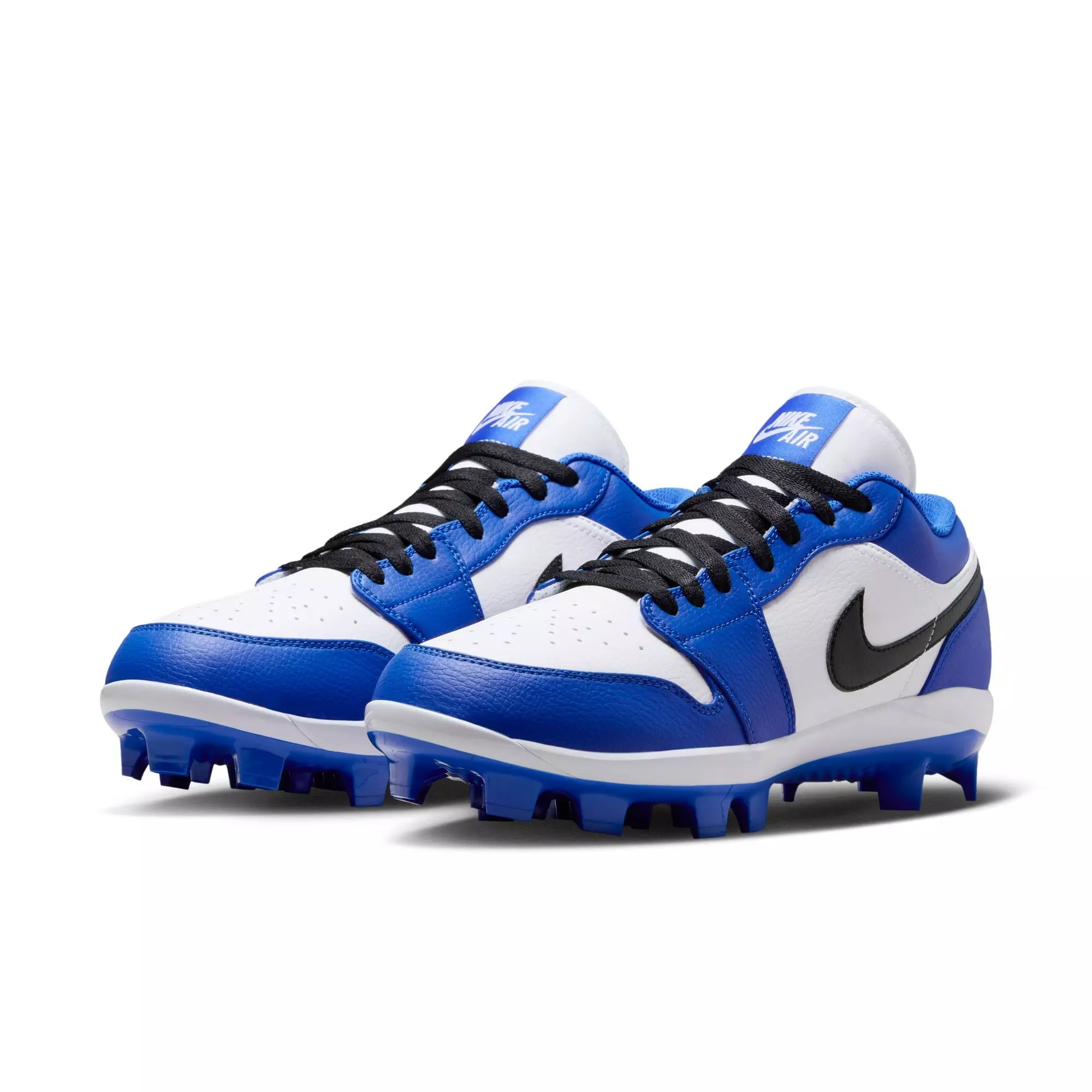 Jordan 1 Retro MCS Low "Game Royal/Black/White" Men's Baseball Cleat - ROYAL/BLACK/WHITE