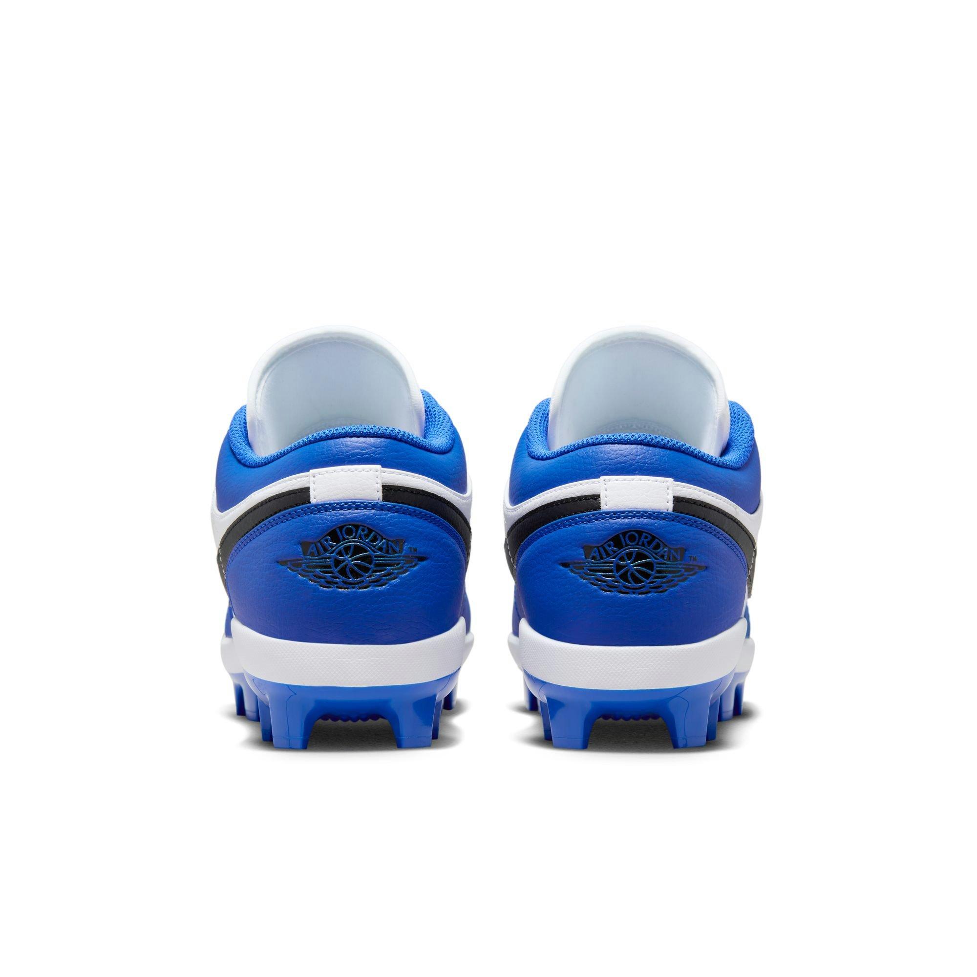Jordan 1 Retro MCS Low "Game Royal/Black/White" Men's Baseball Cleat - ROYAL/BLACK/WHITE Thumbnail View 6