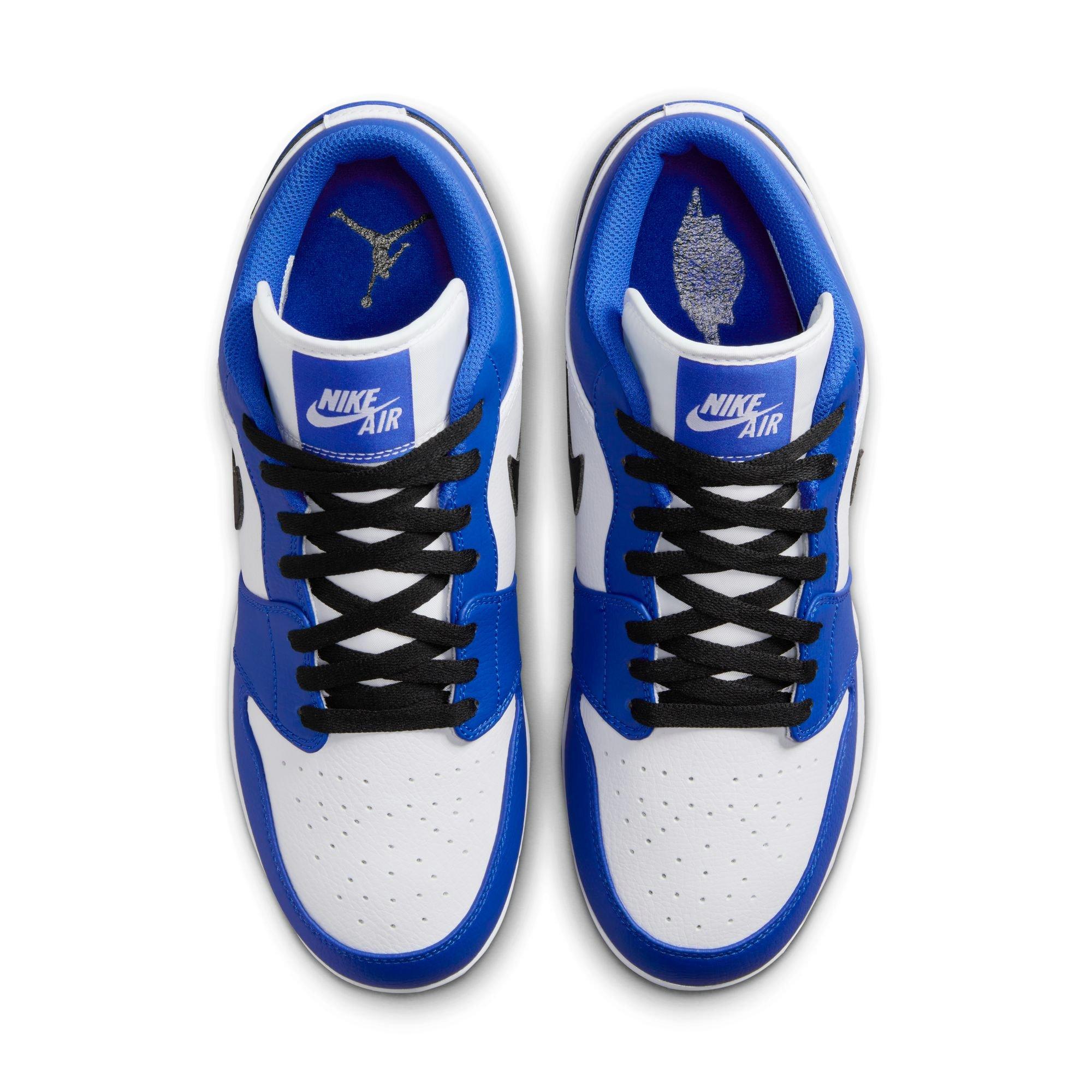 Jordan 1 Retro MCS Low "Game Royal/Black/White" Men's Baseball Cleat - ROYAL/BLACK/WHITE Thumbnail View 7
