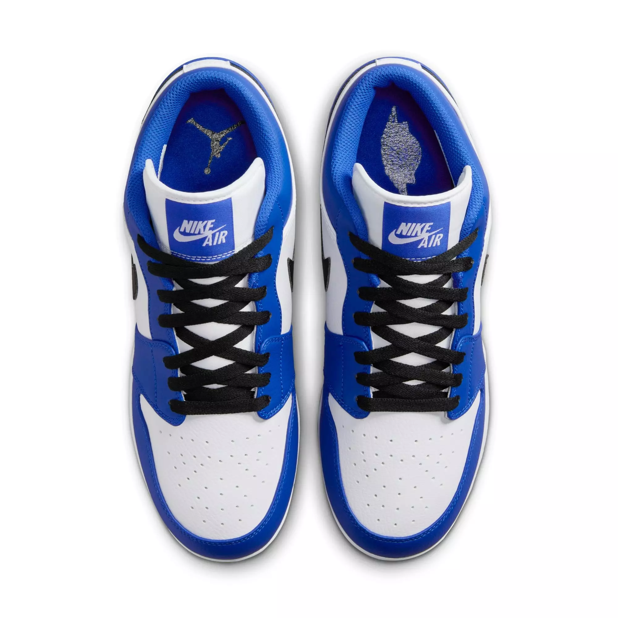 Jordan 1 Retro MCS Low "Game Royal/Black/White" Men's Baseball Cleat - ROYAL/BLACK/WHITE