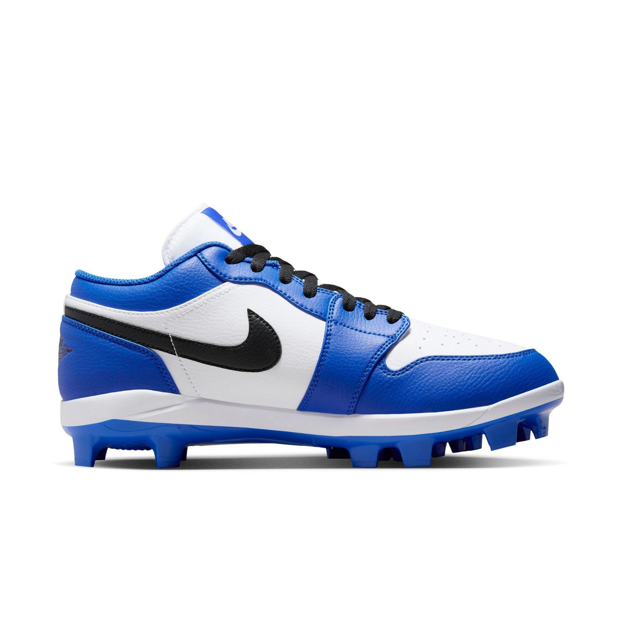 Jordan 1 Retro MCS Low Game Royal Black White Men s Baseball Cleat Hibbett