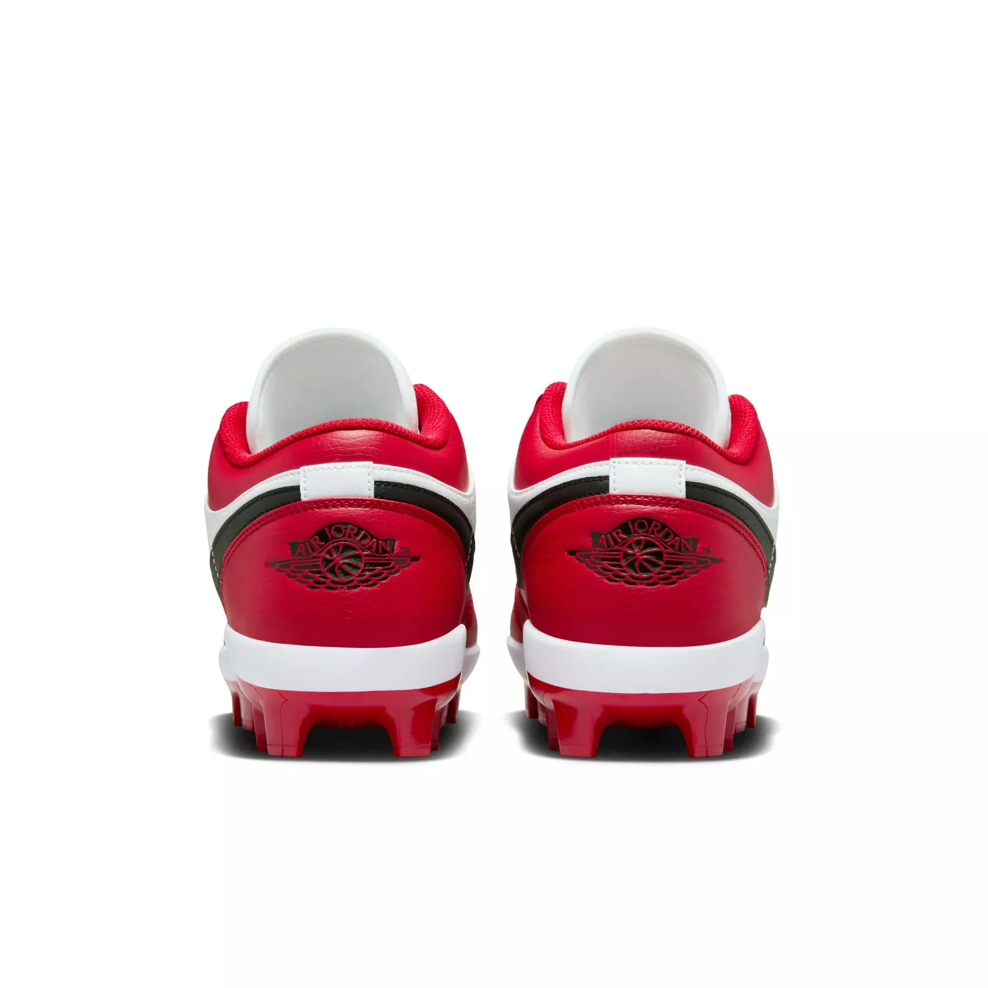 Jordan 1 Retro MCS Low "Gym Red/Black/White" Men's Baseball Cleat - RED/BLACK/WHITE