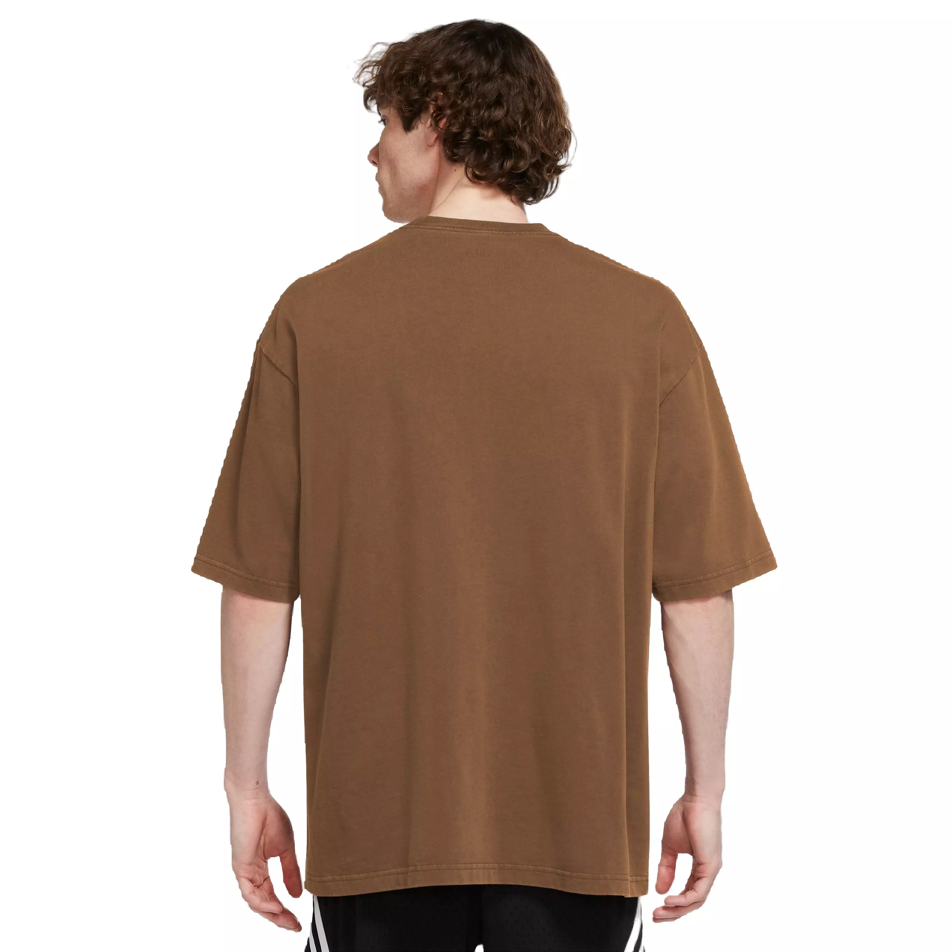 Jordan Men's Flight Essentials Oversized Tee-Brown - BROWN