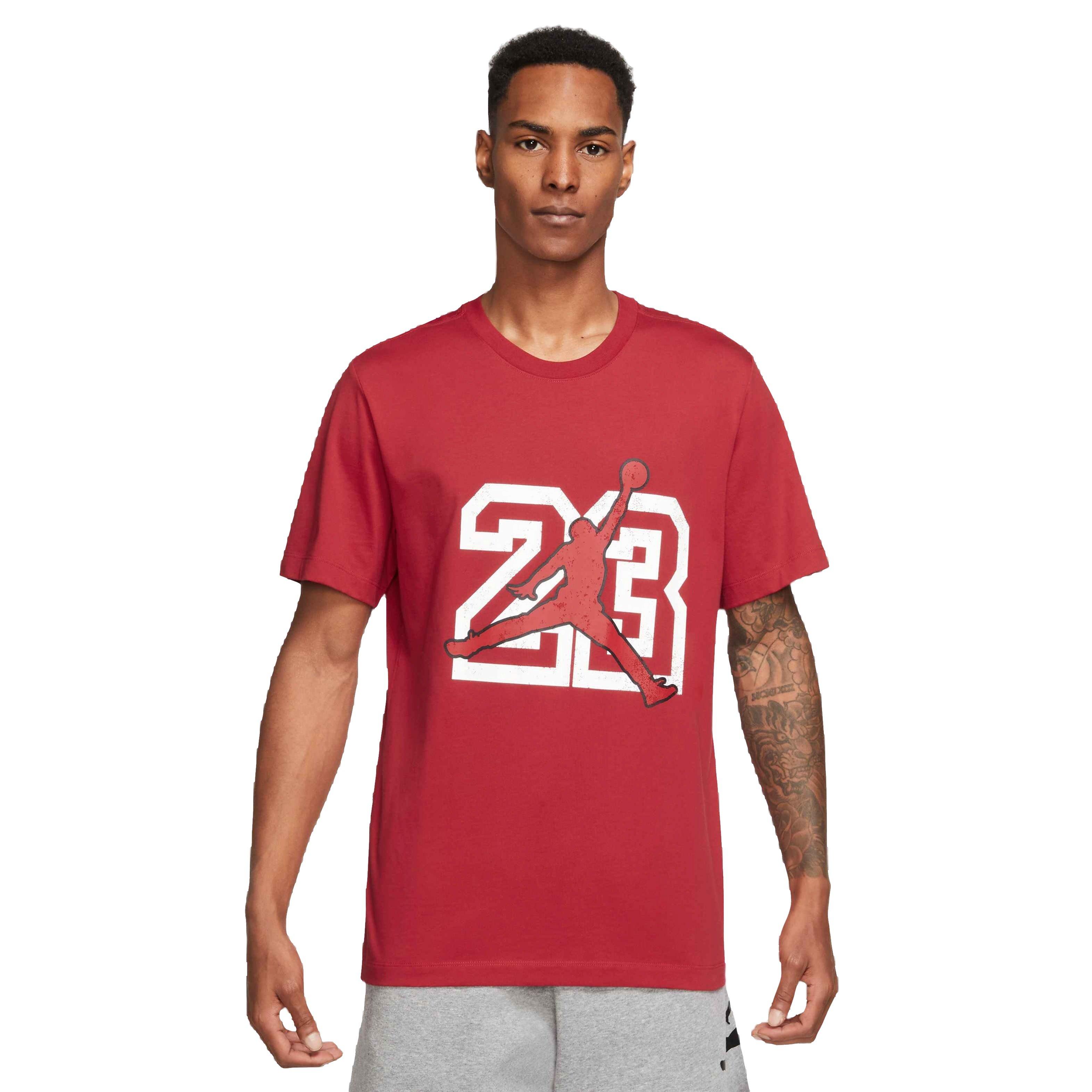 Red air best sale jordan shirt