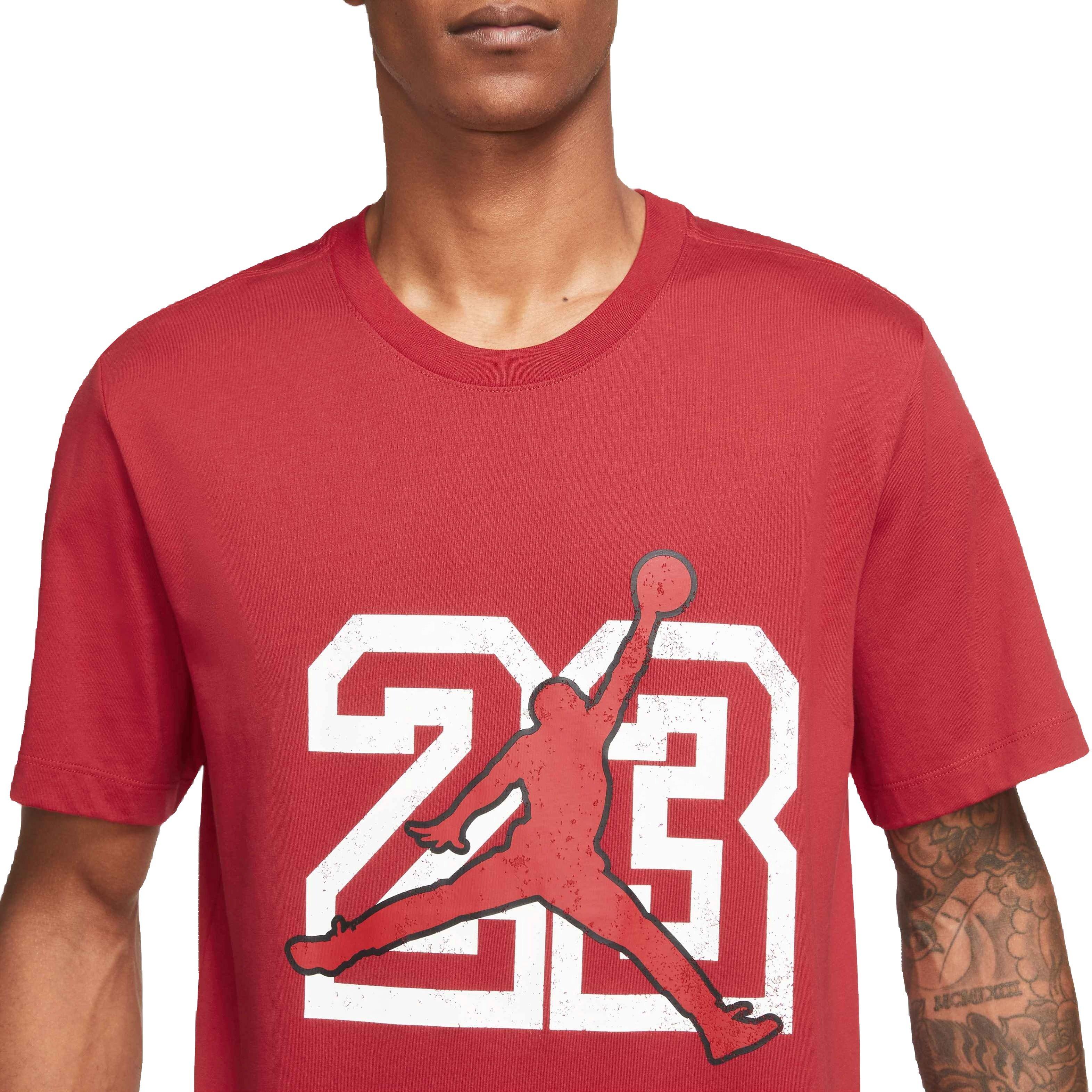 Jordan Men's Flight Essentials Tee-Red - RED Thumbnail View 3