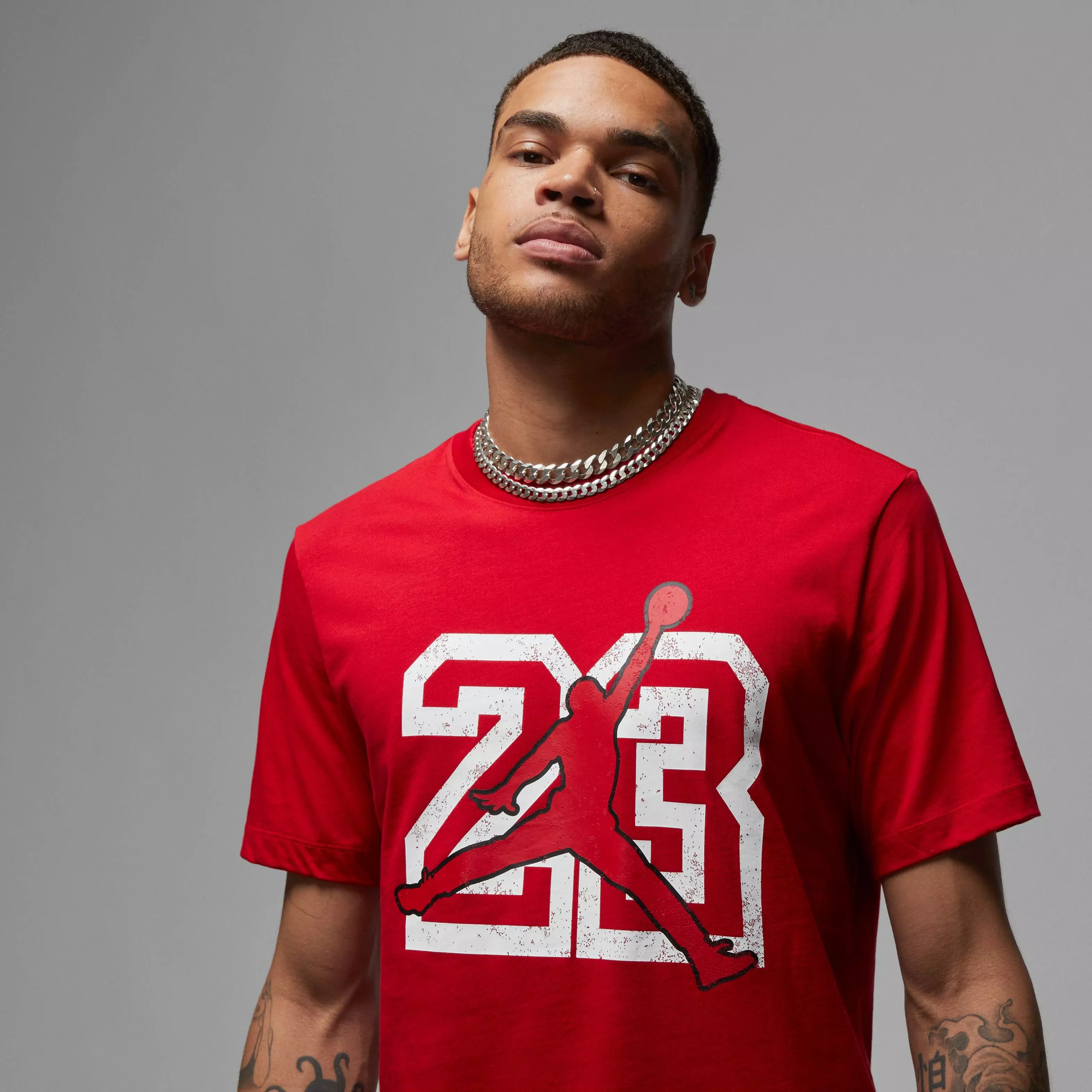 Jordan Men's Flight Essentials Tee-Red - RED