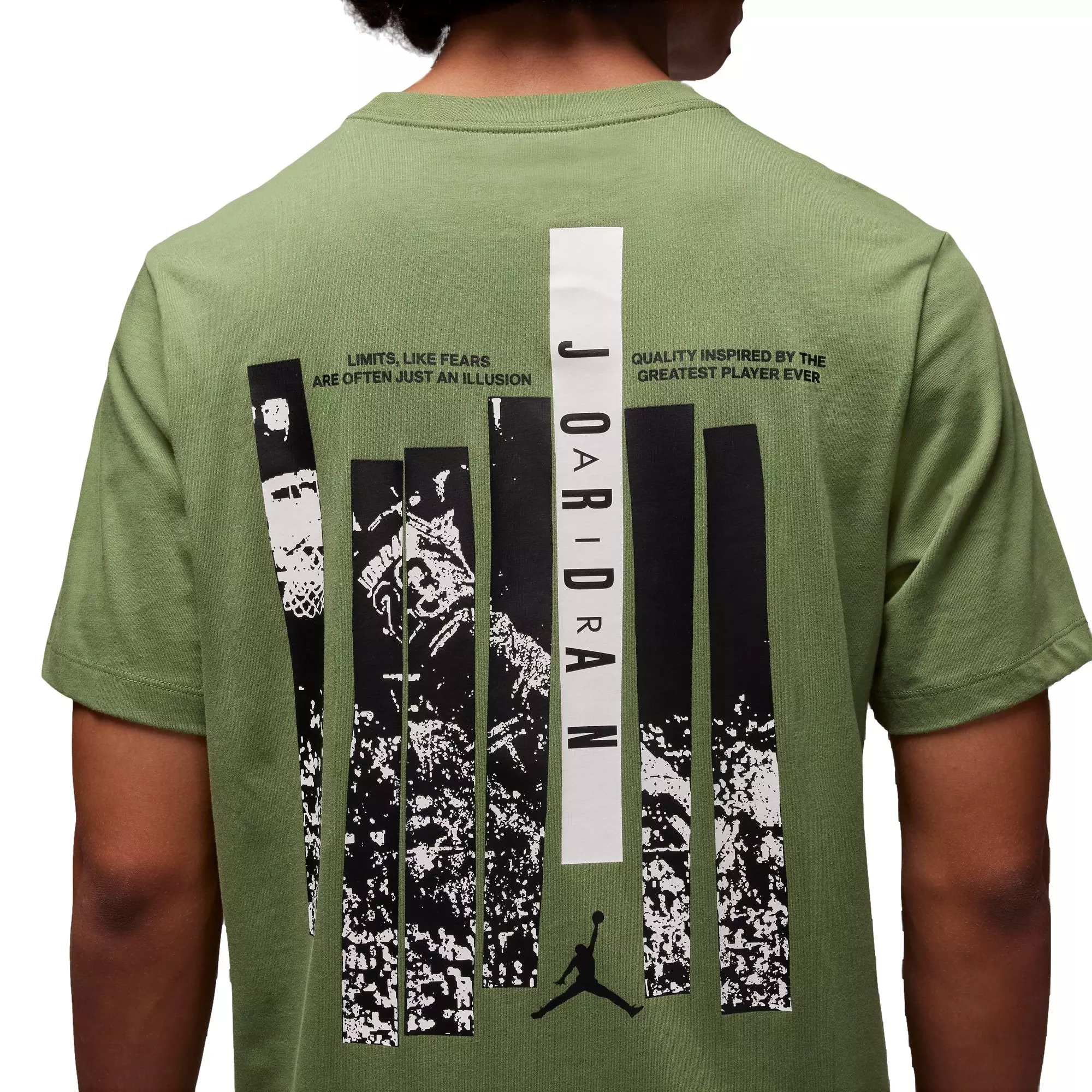 Jordan Men's Brand Graphic Tee-Olive - OLIVE