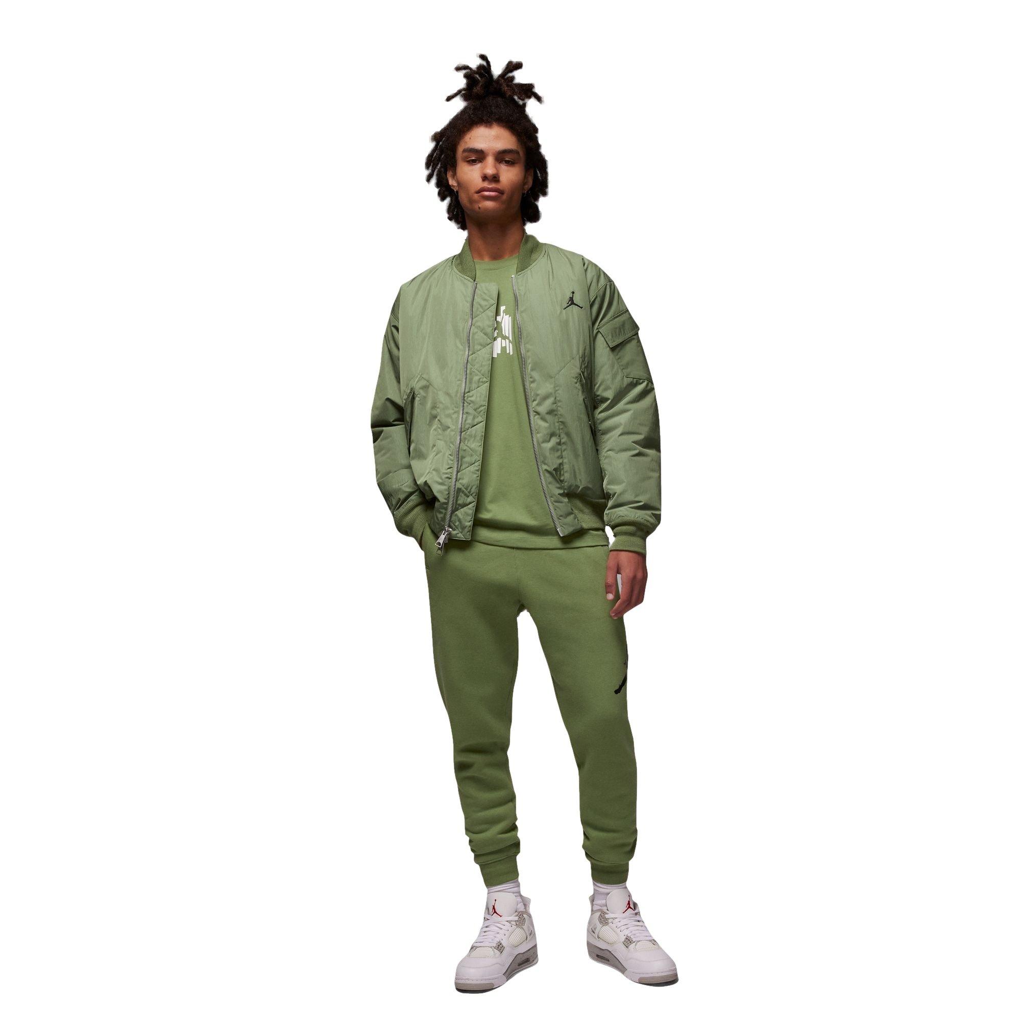 Jordan Men's Brand Graphic Tee-Olive - OLIVE Thumbnail View 5